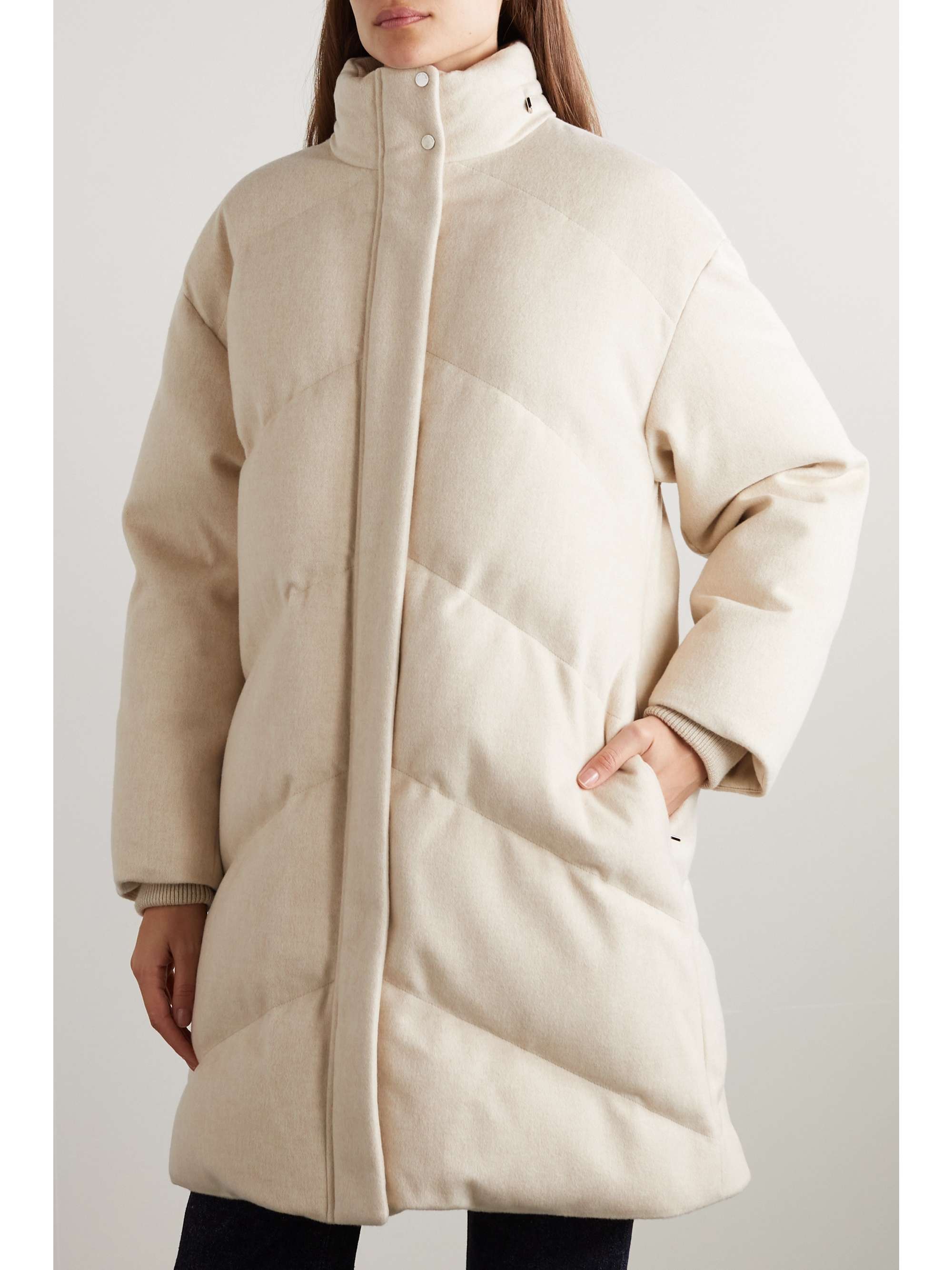 LORO PIANA 绗缝羊绒羽绒外套
