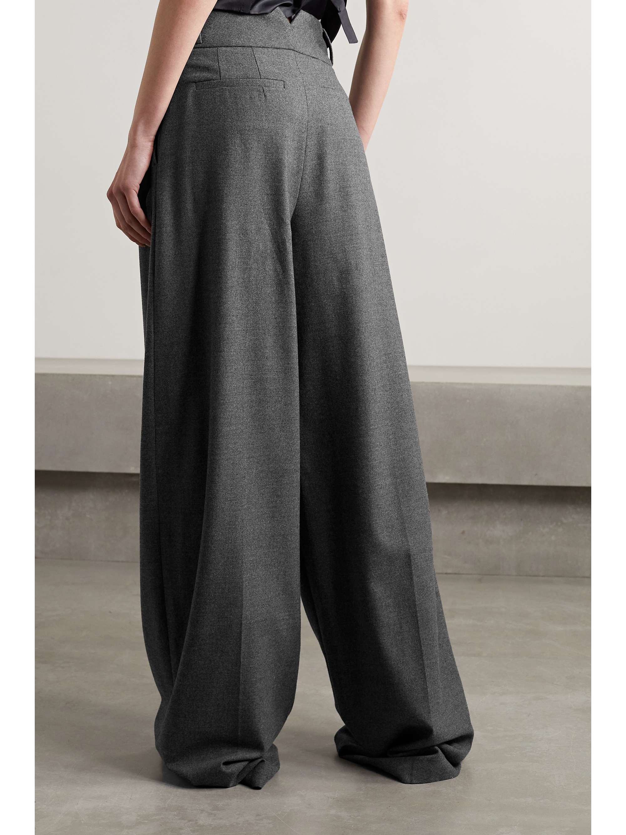 ALTUZARRA Tyr wool-blend ponte wide-leg pants