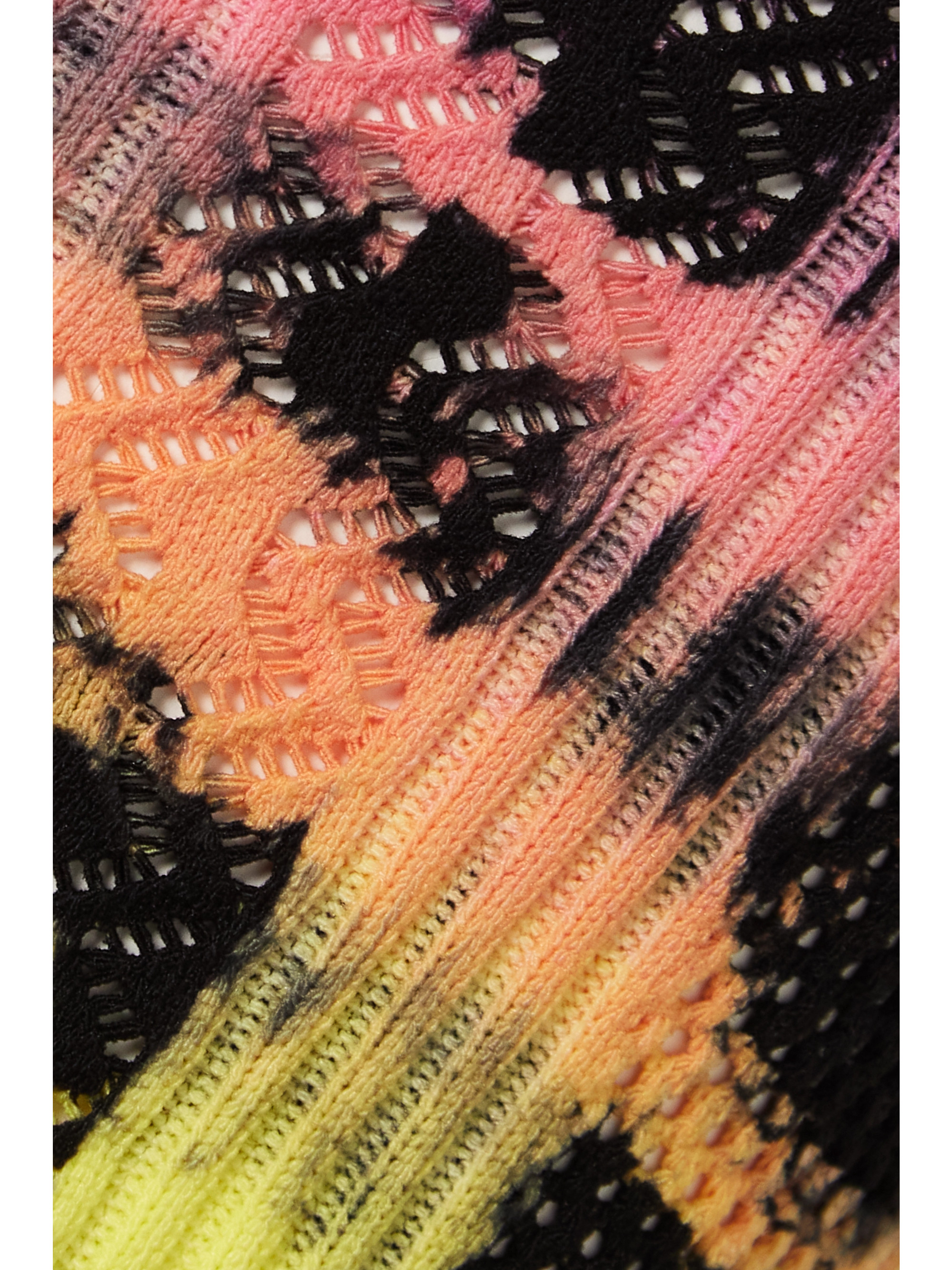 AGR Tie-dye pointelle-knit mini dress thumbnail