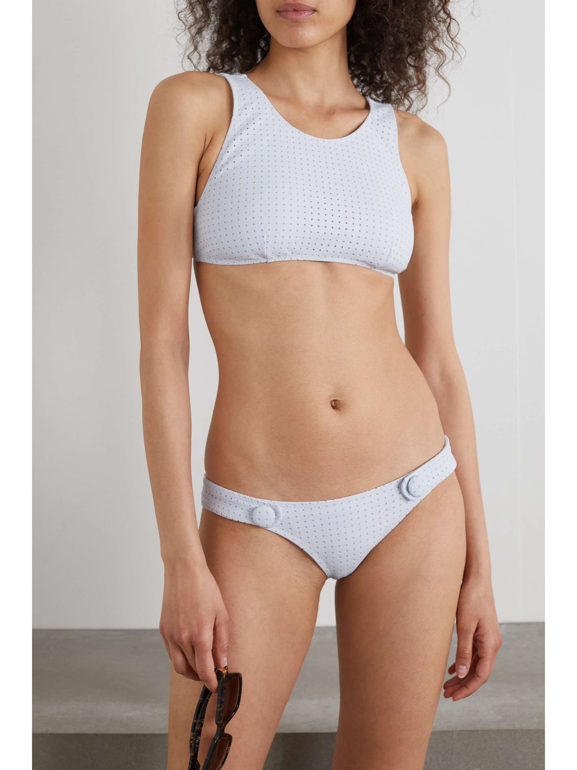 LISA MARIE FERNANDEZ Button perforated bikini