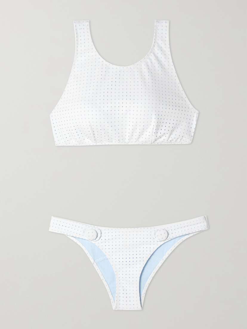 Lisa Marie Fernandez Button Perforated Bikini