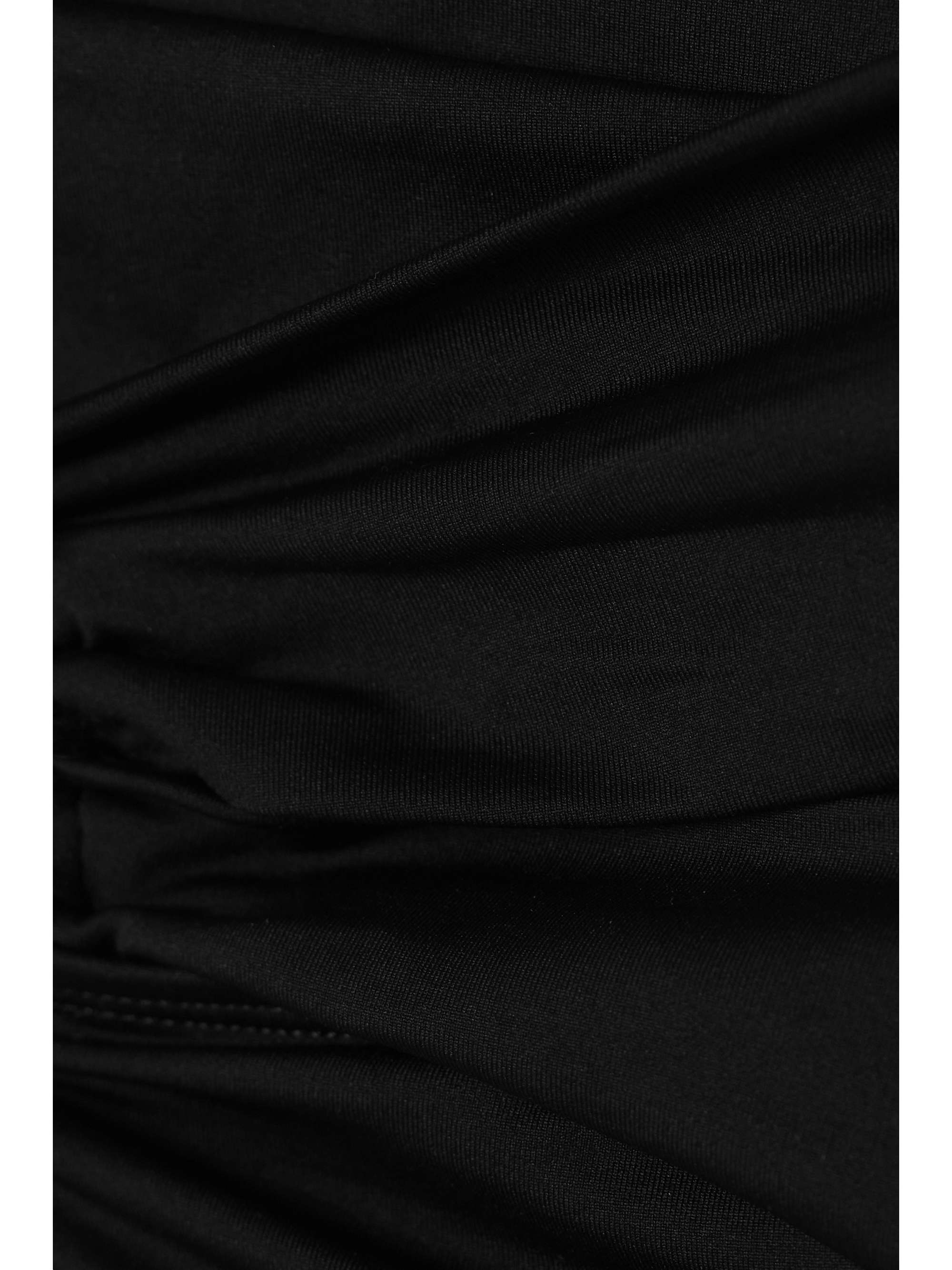 LESLIE AMON Toghzan cutout ruched bikini briefs
