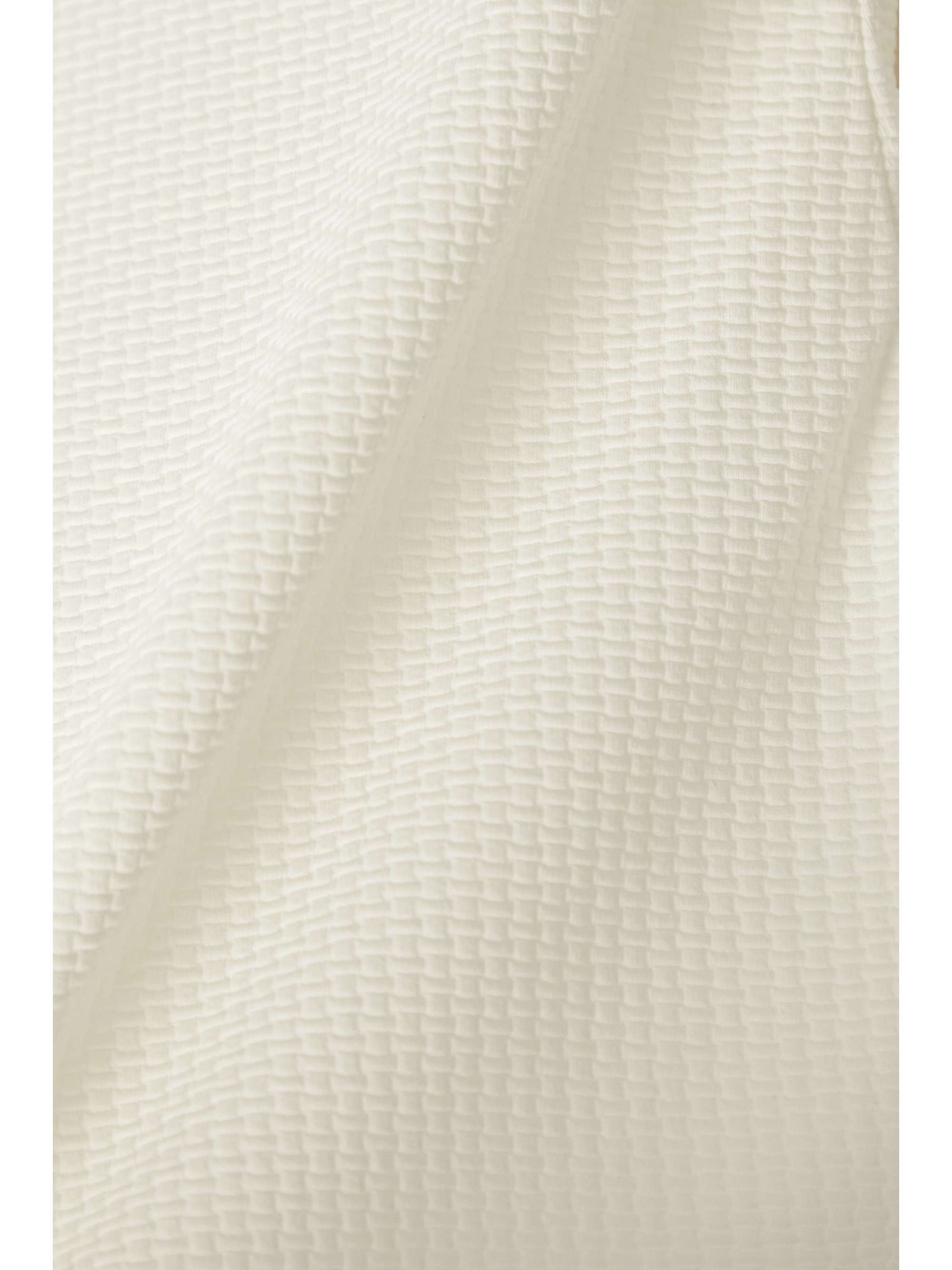 MARYSIA Victoria Tennis-Oberteil aus Stretch-Seersucker mit Cut-out