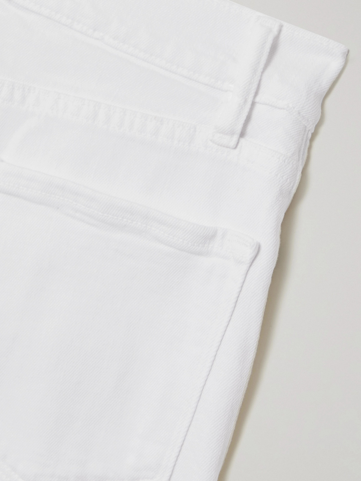 Frame Le Palazzo High-rise Wide-leg Jeans In White