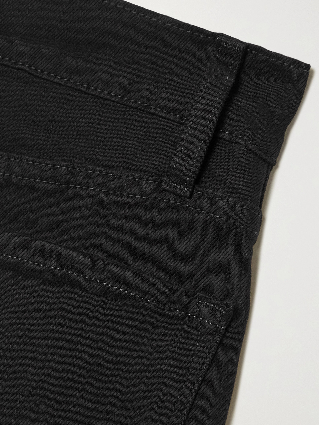 Frame Le Palazzo High-rise Wide-leg Jeans In Black