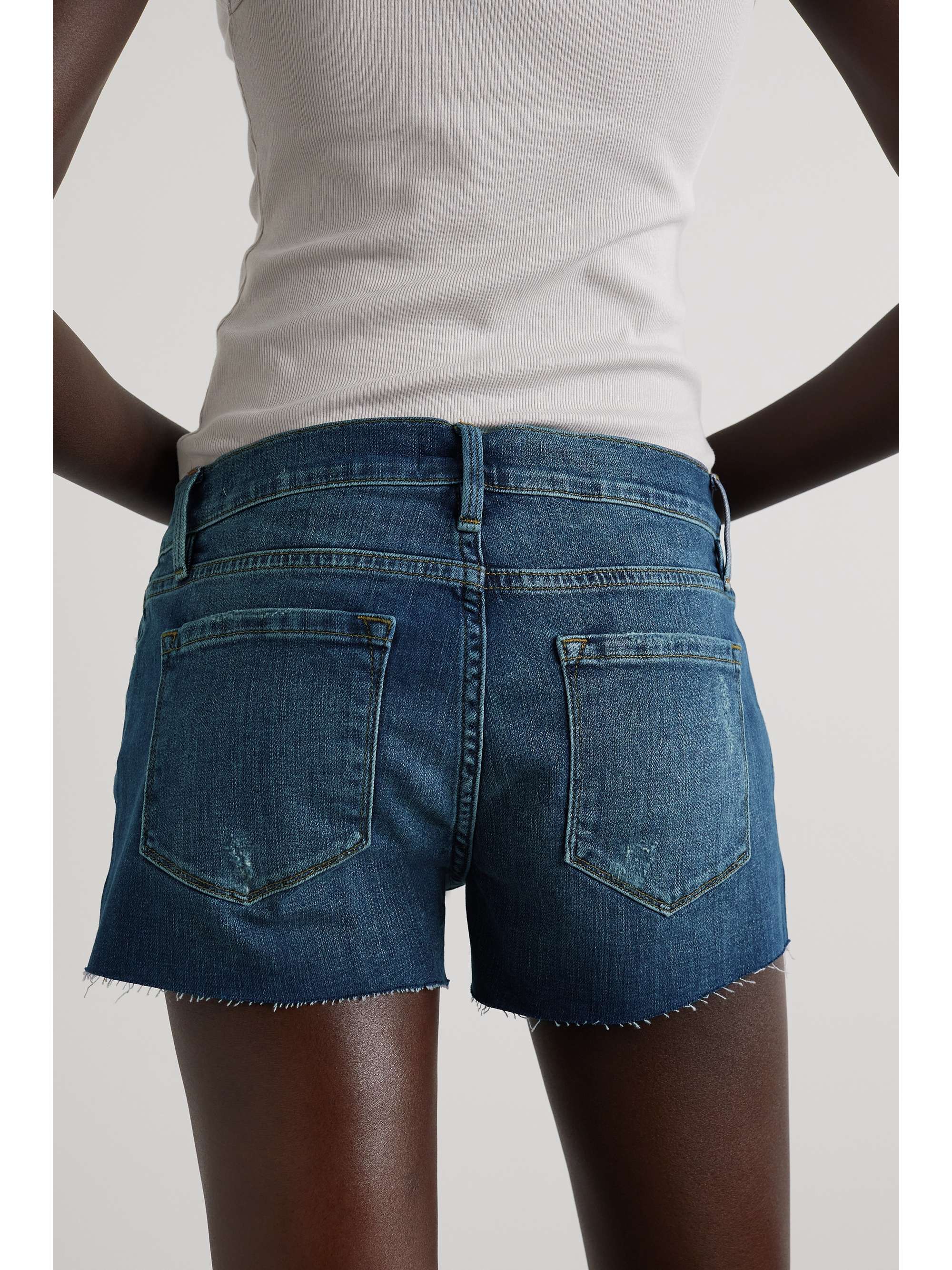 FRAME Le Cutoff denim shorts | NET-A-PORTER