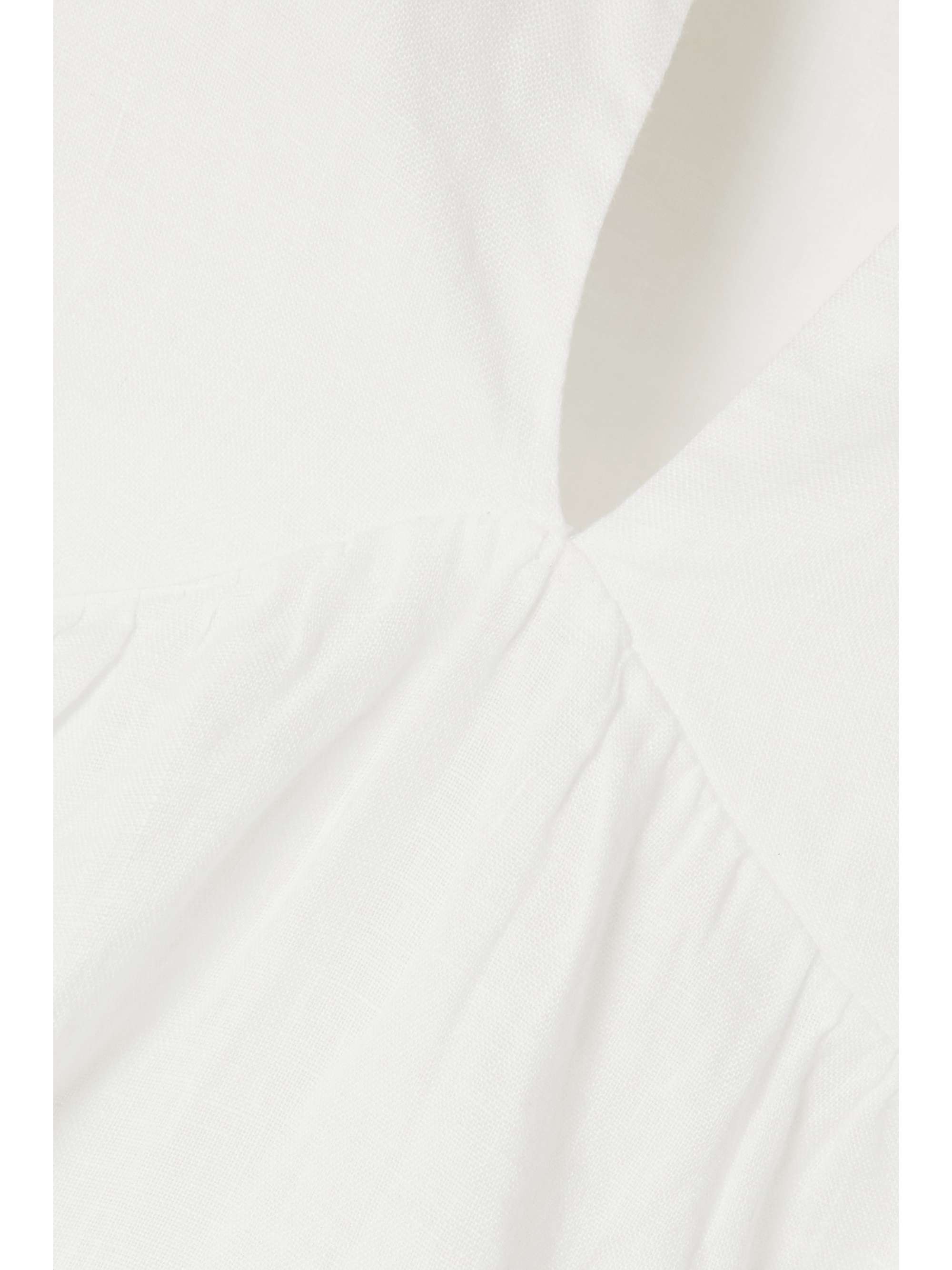 JAMES PERSE Gathered linen top