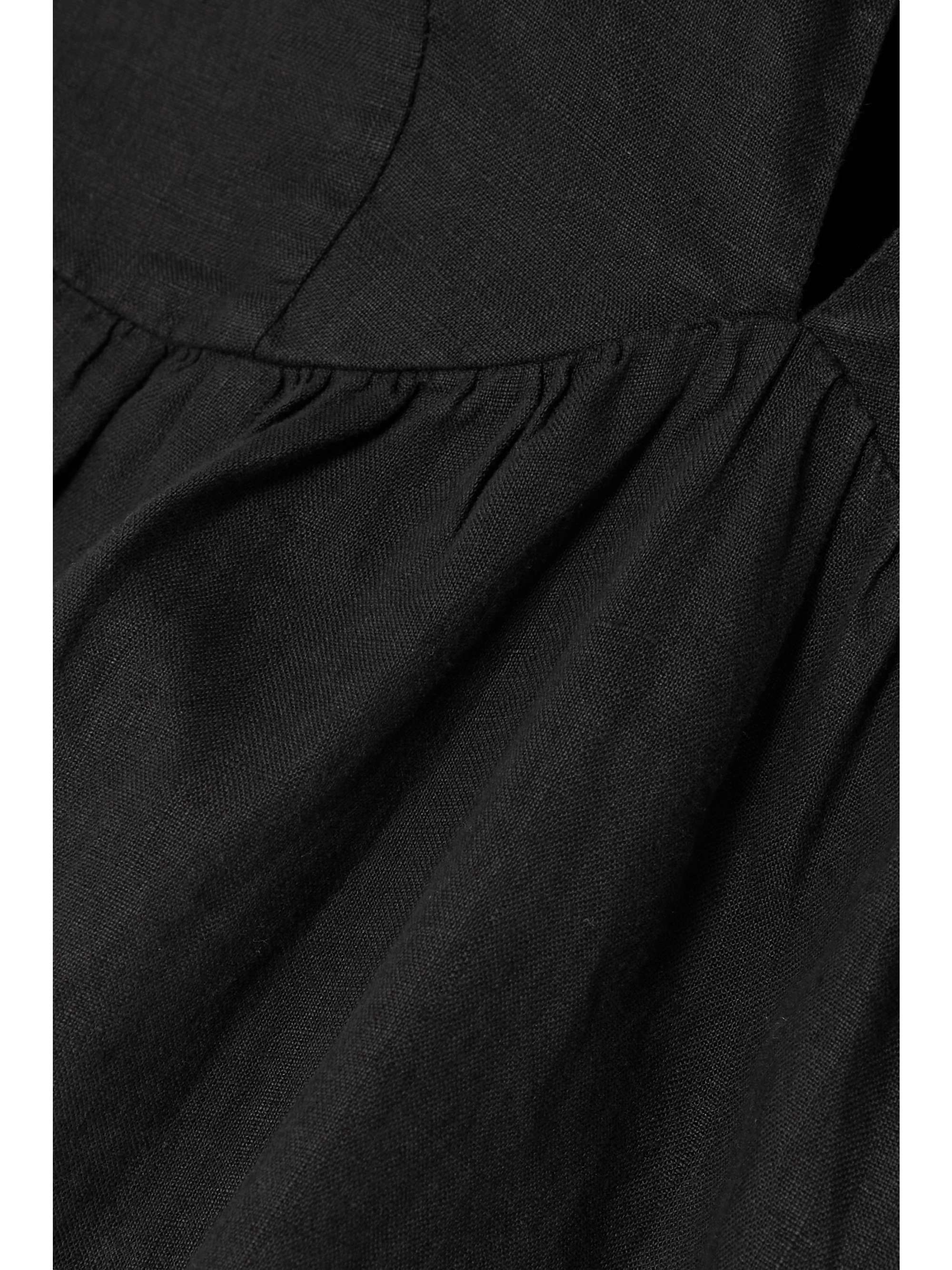 JAMES PERSE Gathered linen top