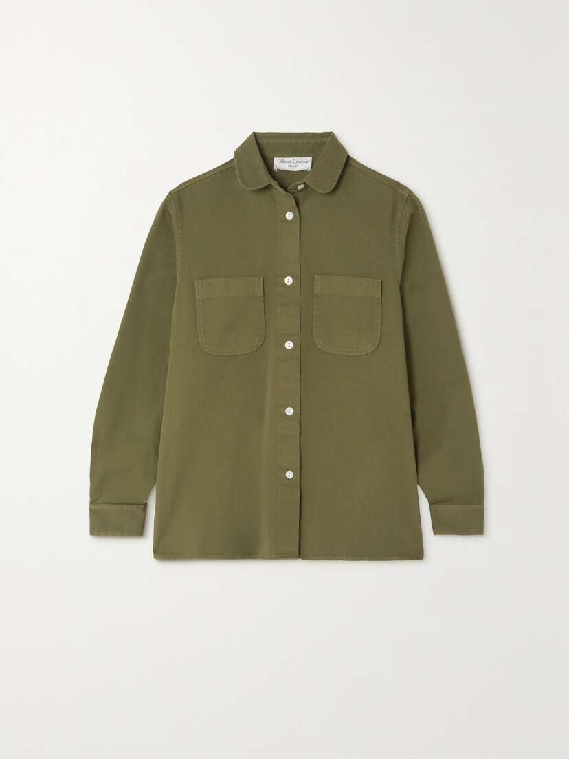 OFFICINE GÉNÉRALE Ilona Cotton-twill Shirt - x large