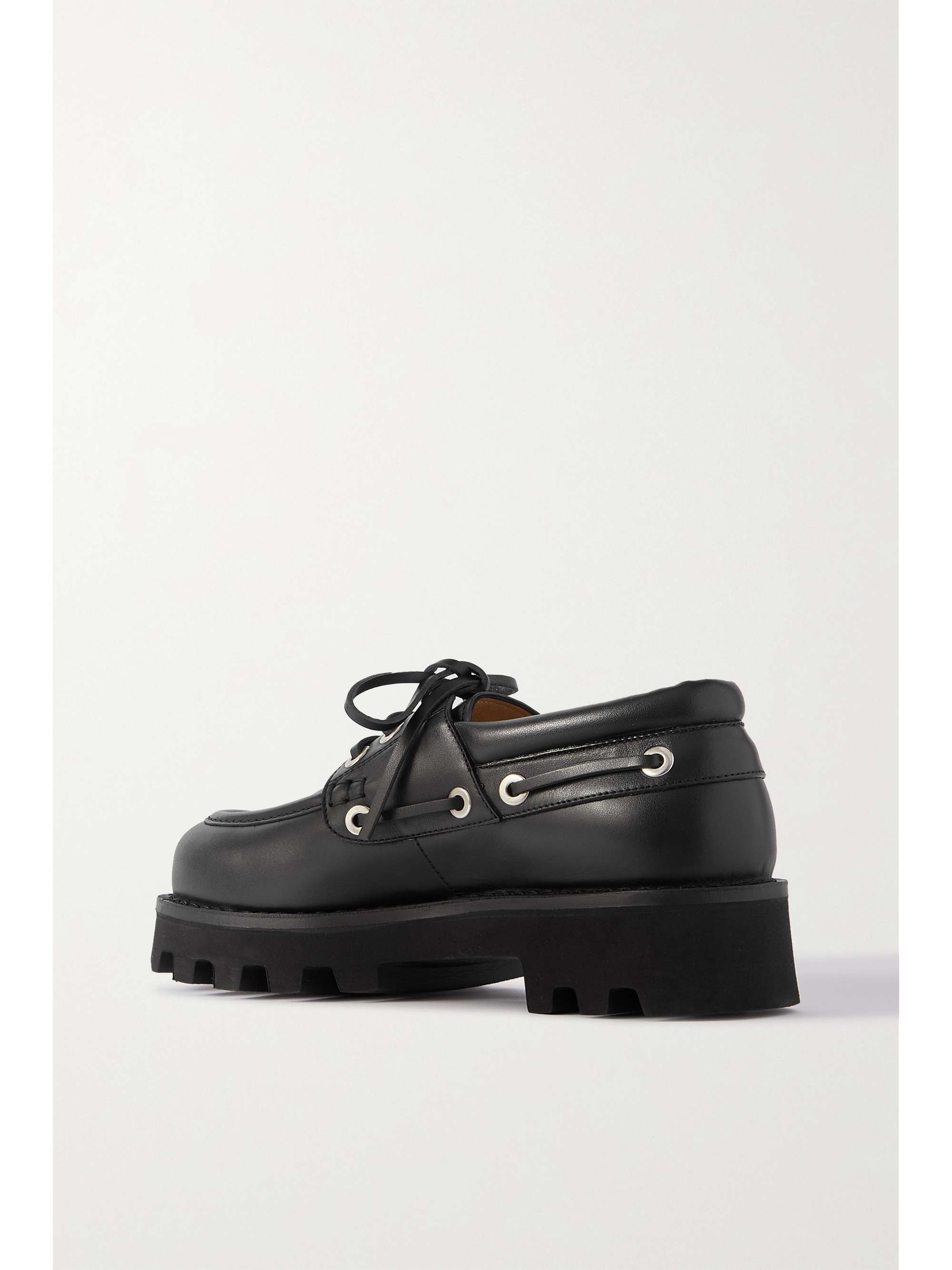 PROENZA SCHOULER Moc leather platform brogues