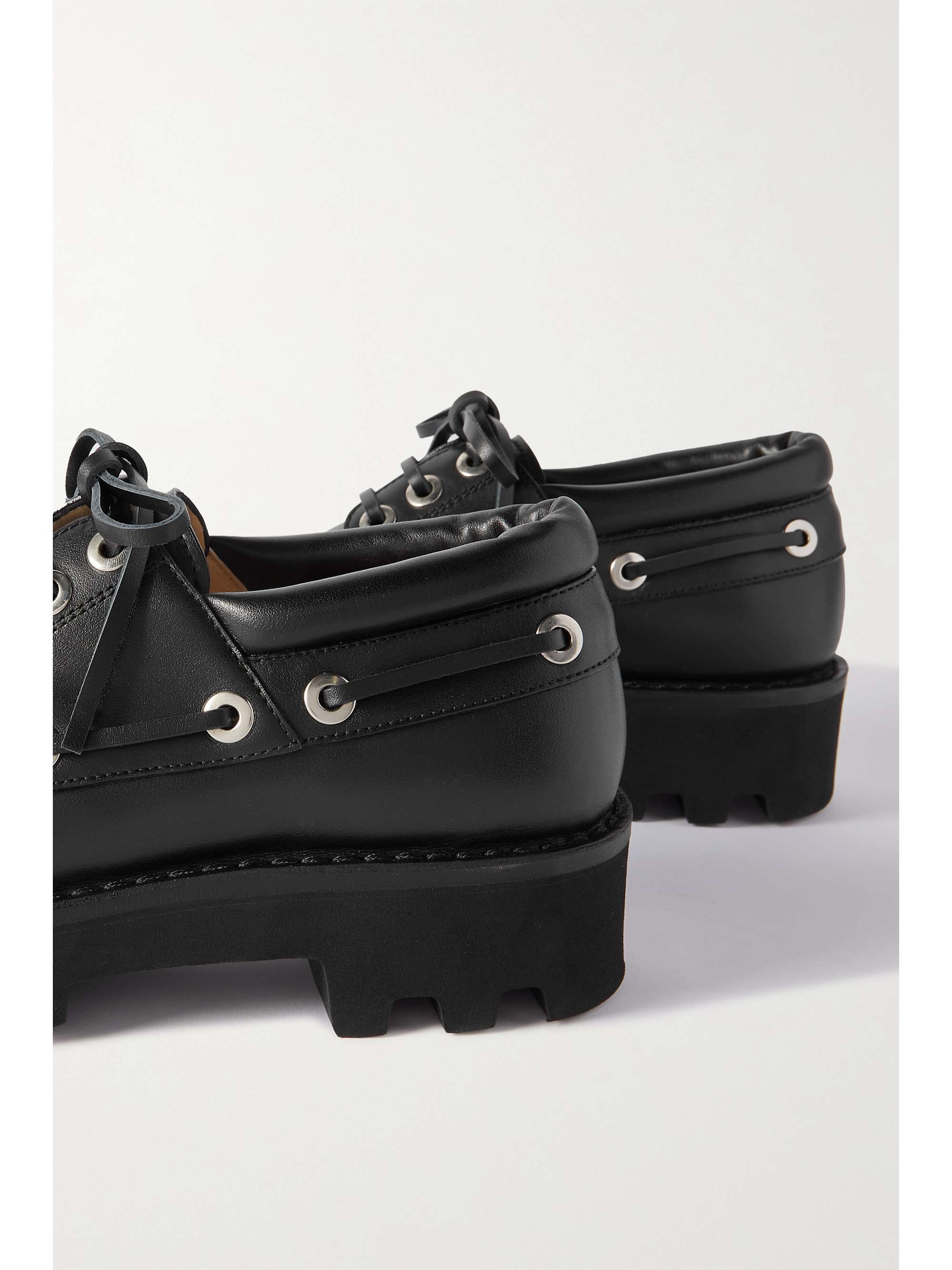 PROENZA SCHOULER Moc leather platform brogues