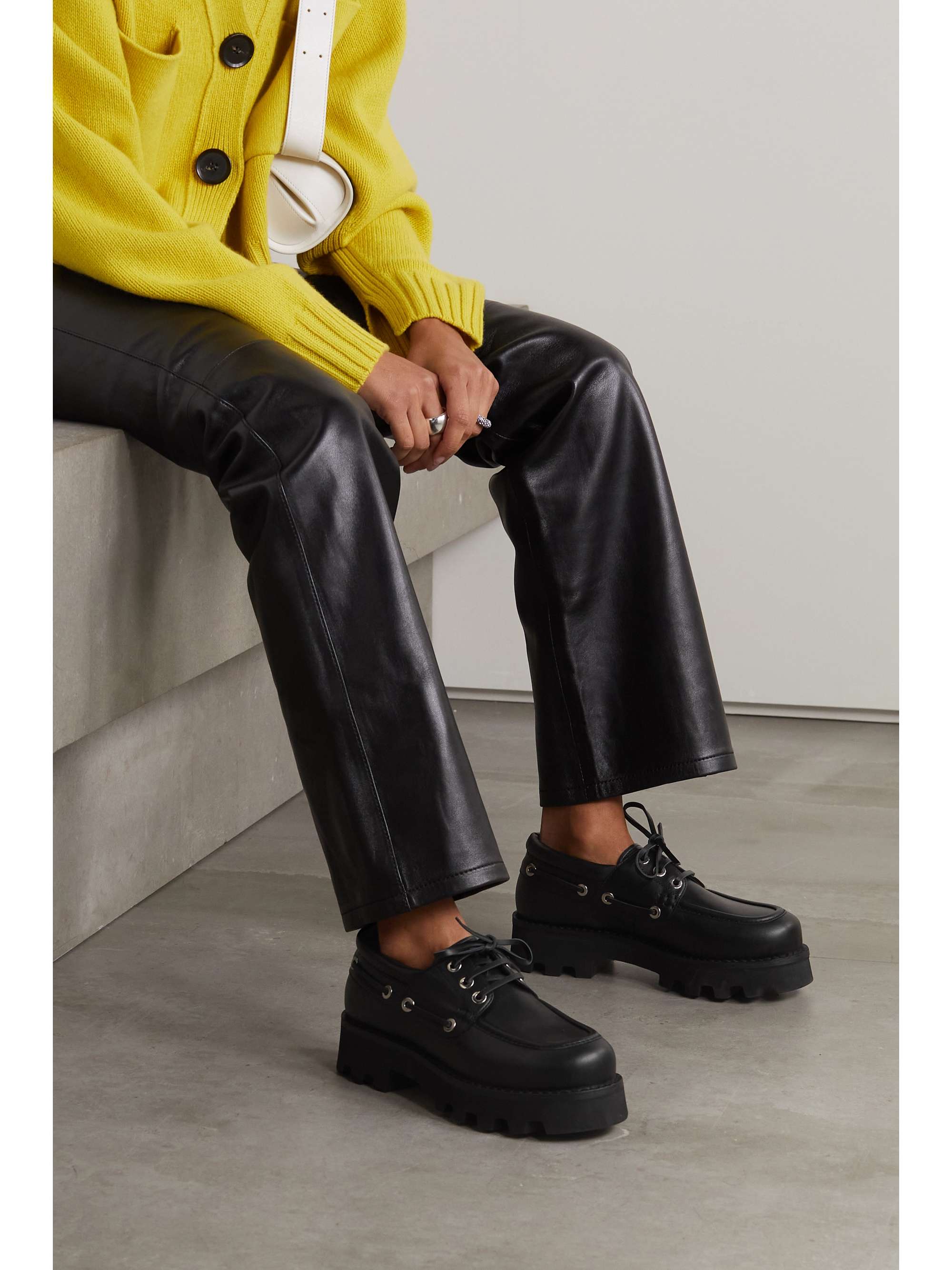 proenza schouler leather brogues