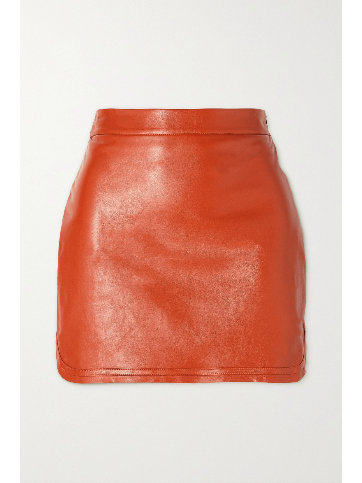 Zeynep Arçay Leather Mini Skirt