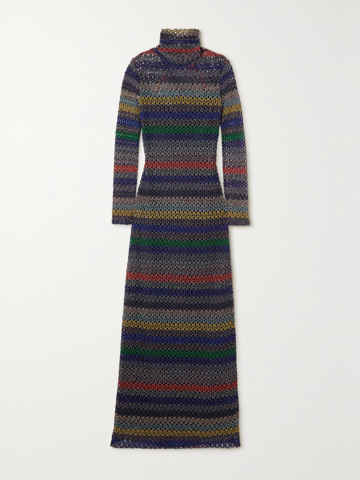Missoni - Open-back Metallic Crochet-knit Maxi Dress - Brown 22 Awaiting product image