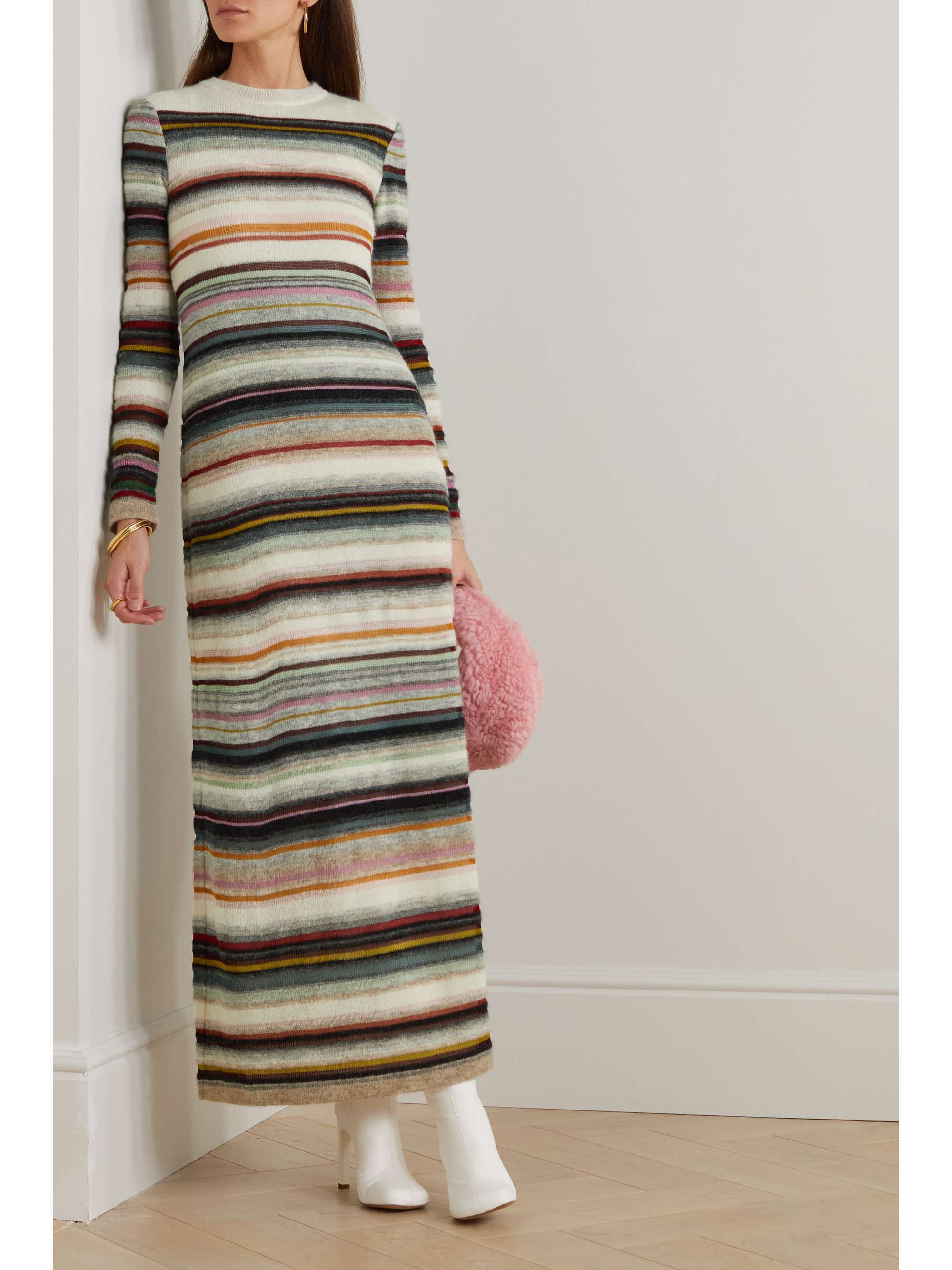 MISSONI Striped knitted maxi dress | NET-A-PORTER