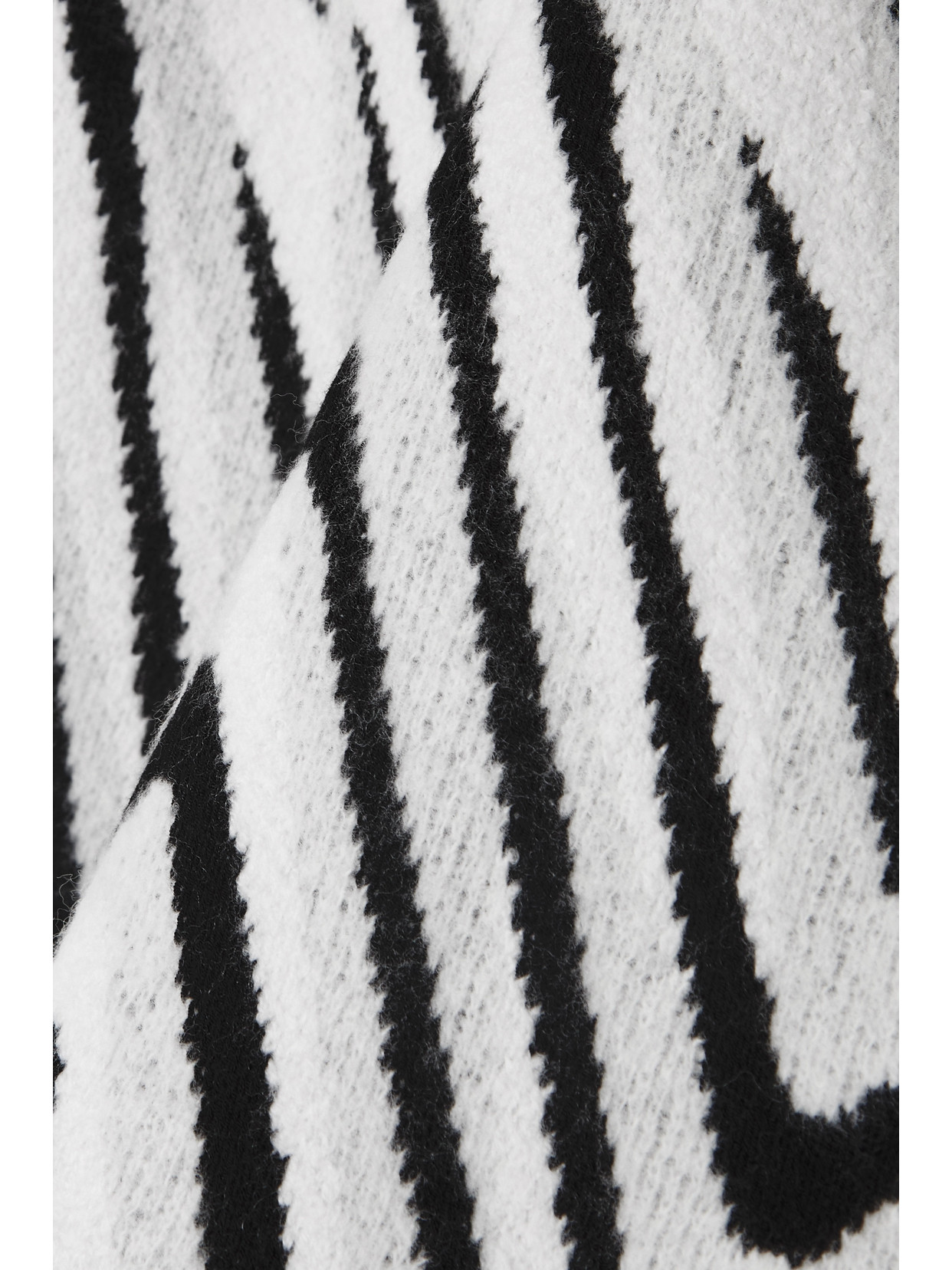 Missoni Wool-blend Jacquard Mini Skirt In White