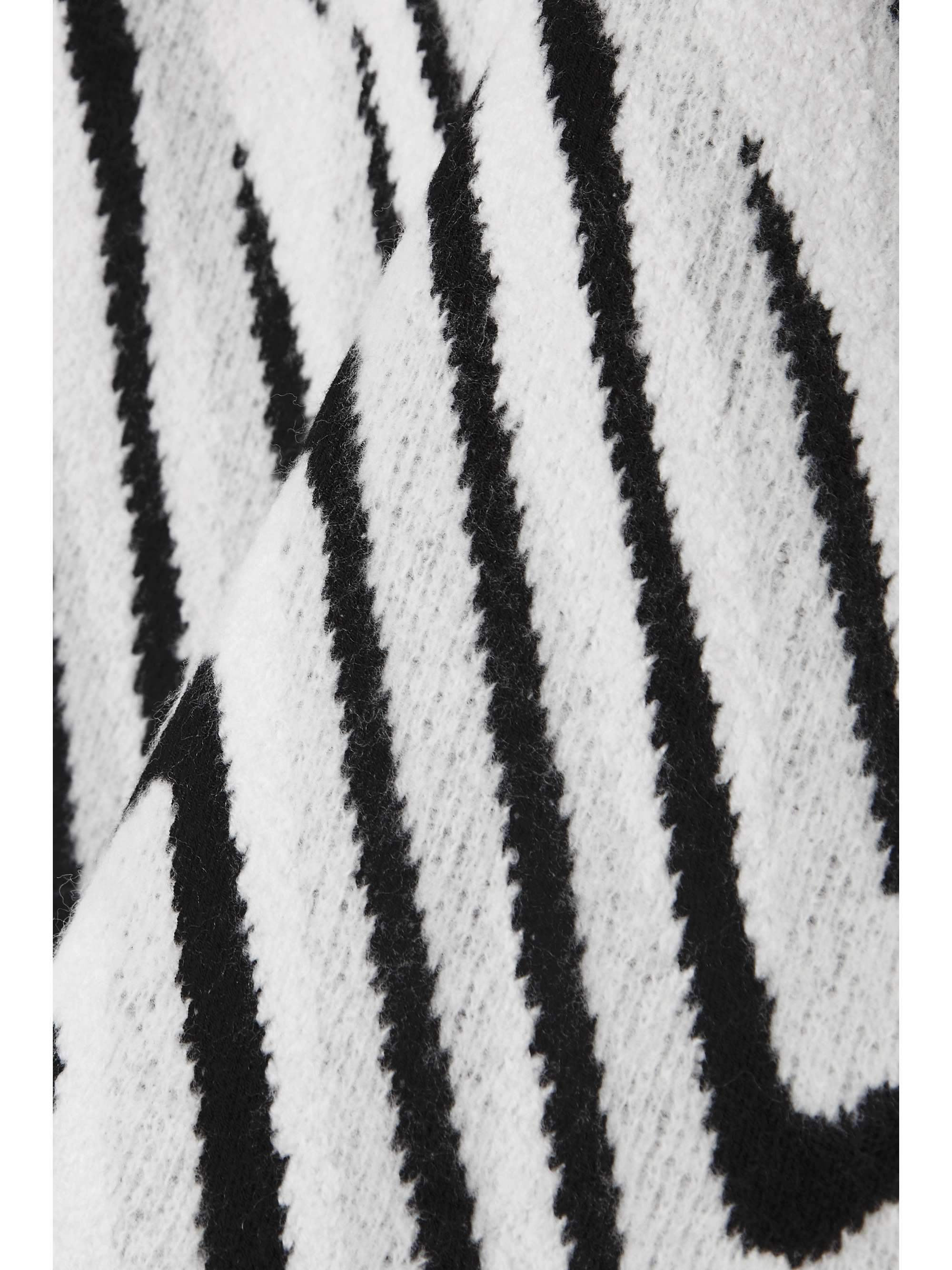 MISSONI Wool-blend jacquard mini skirt