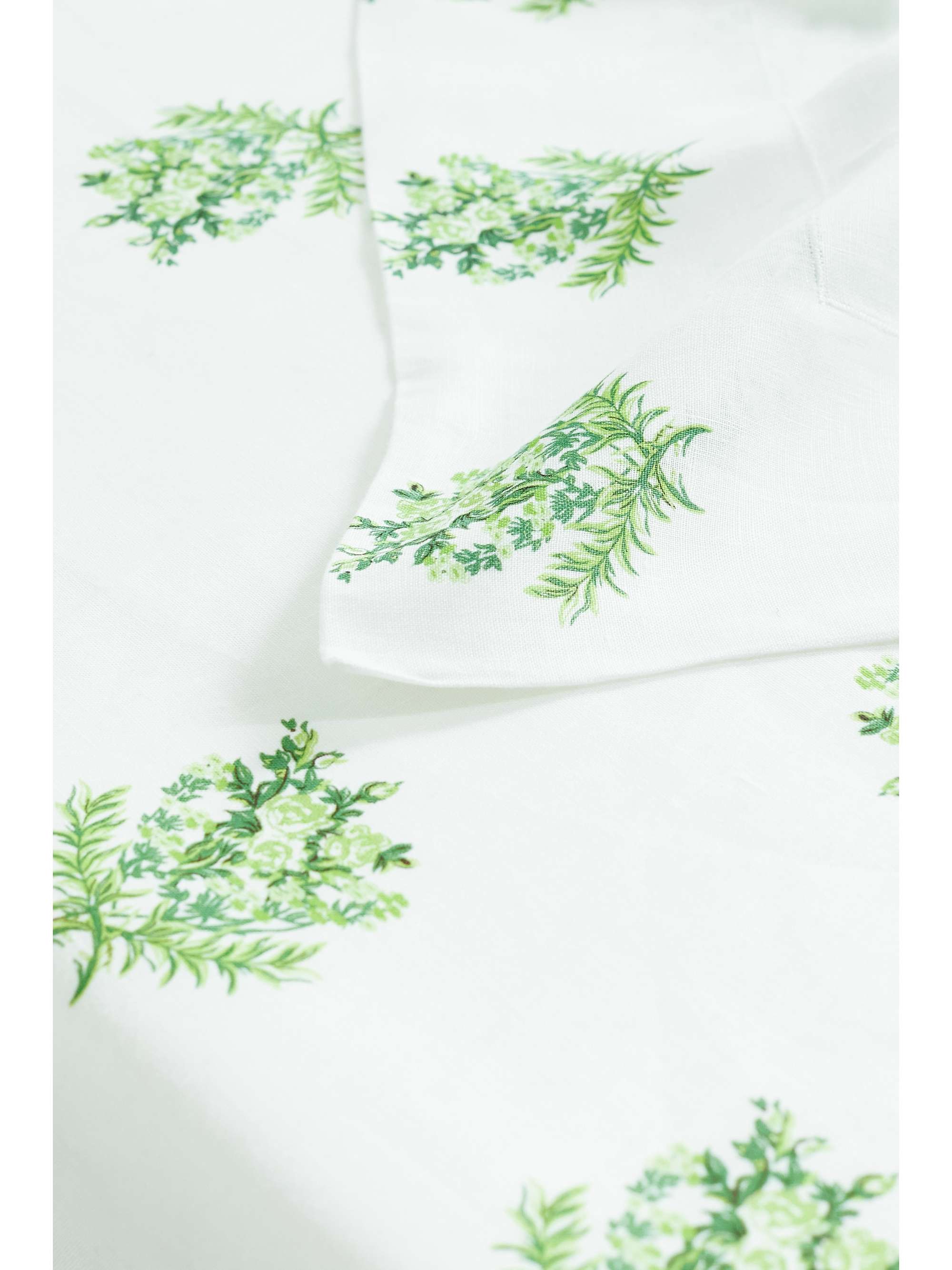 EMILIA WICKSTEAD Floral-print linen tablecloth