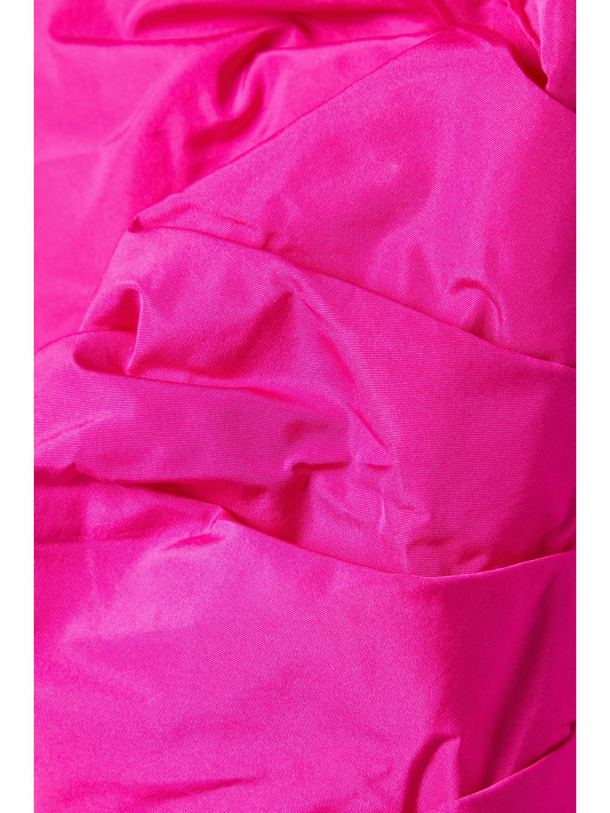 REBECCA VALLANCE Cupid's Bow ruffled crepe midi dress
