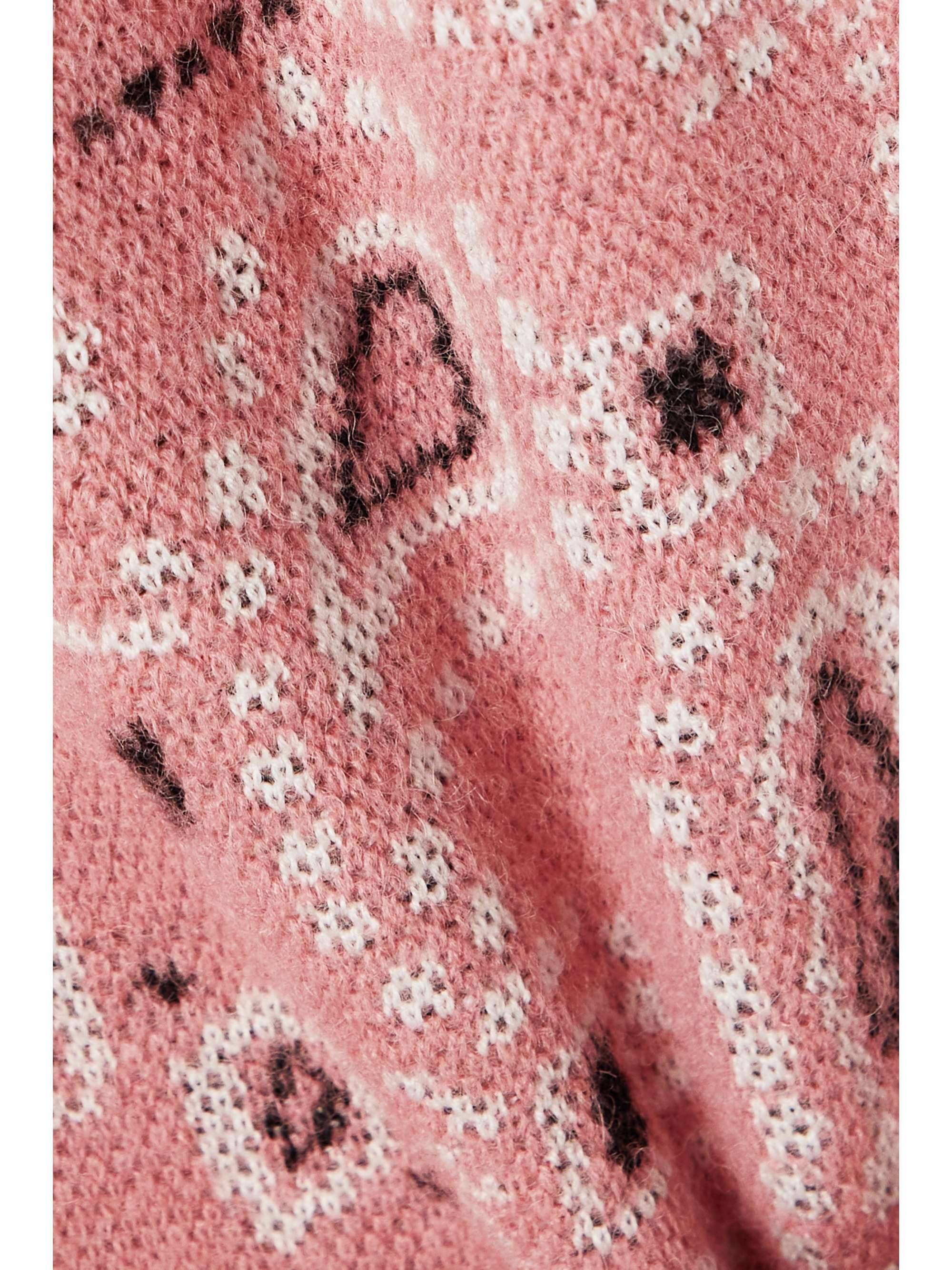 ALANUI Bandana jacquard wool and alpaca-blend wide-leg pants