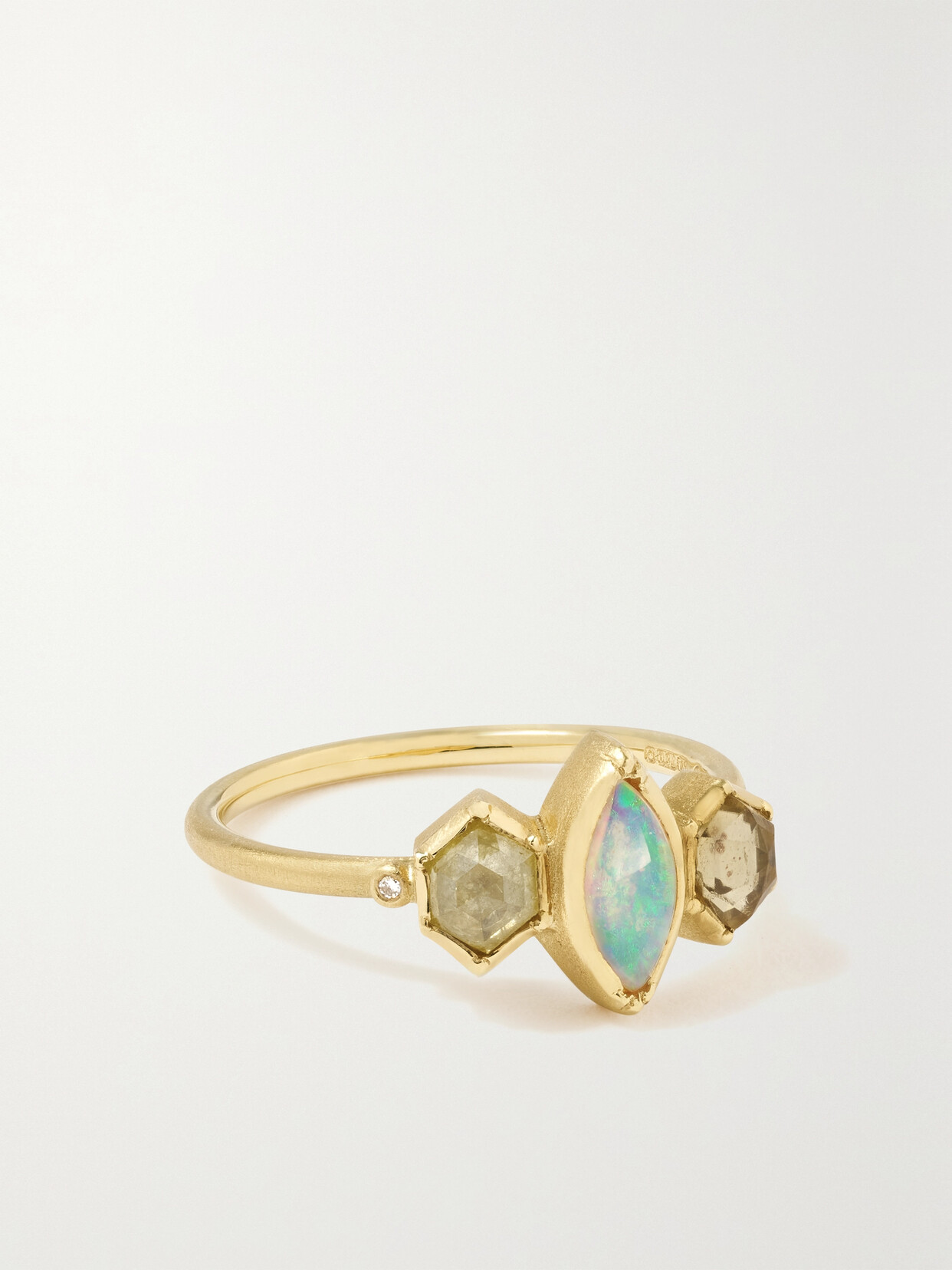 Brooke Gregson - 18-karat Gold, Opal And Diamond Ring - 6 1/2