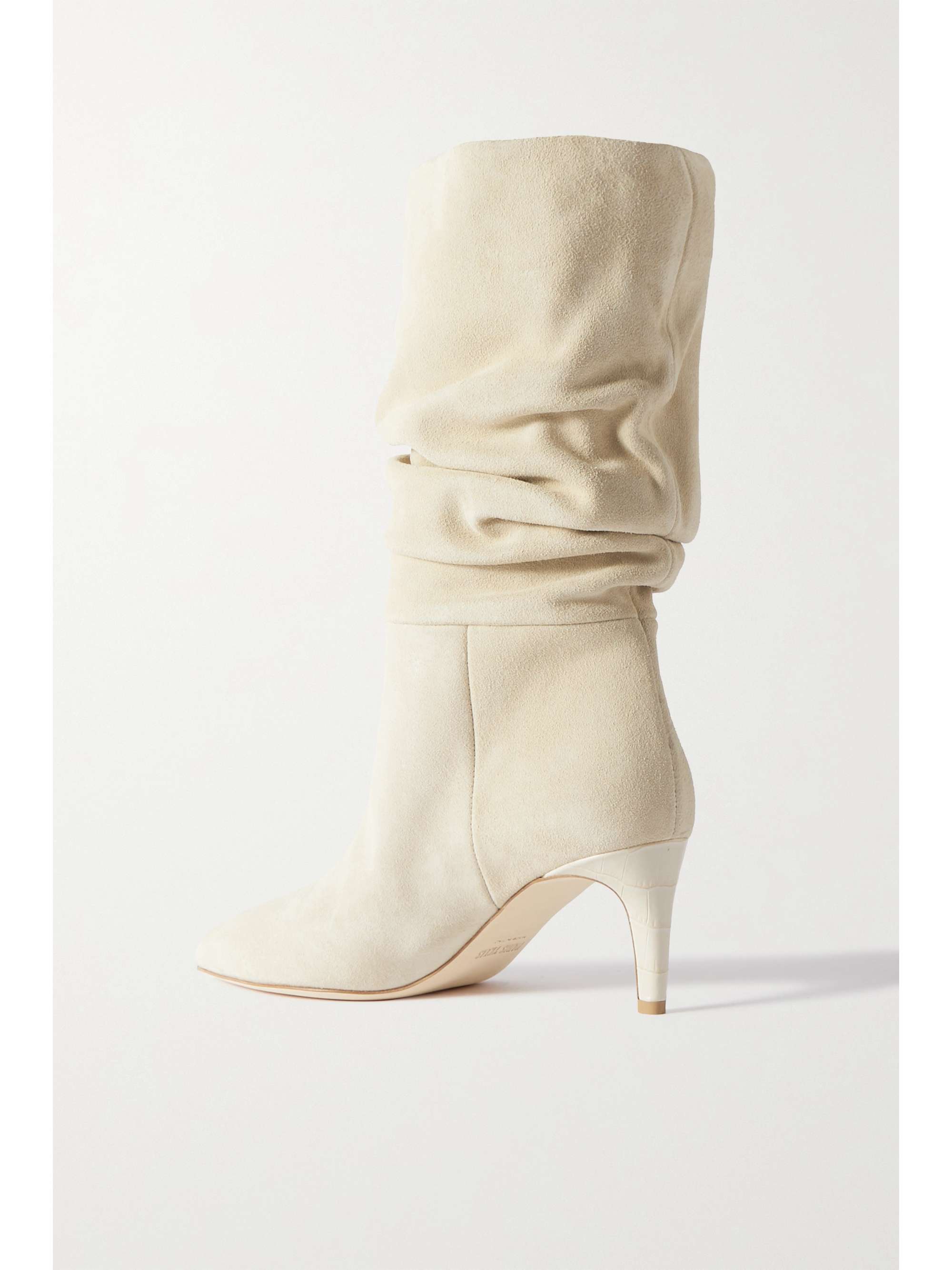 PARIS TEXAS Slouchy suede boots