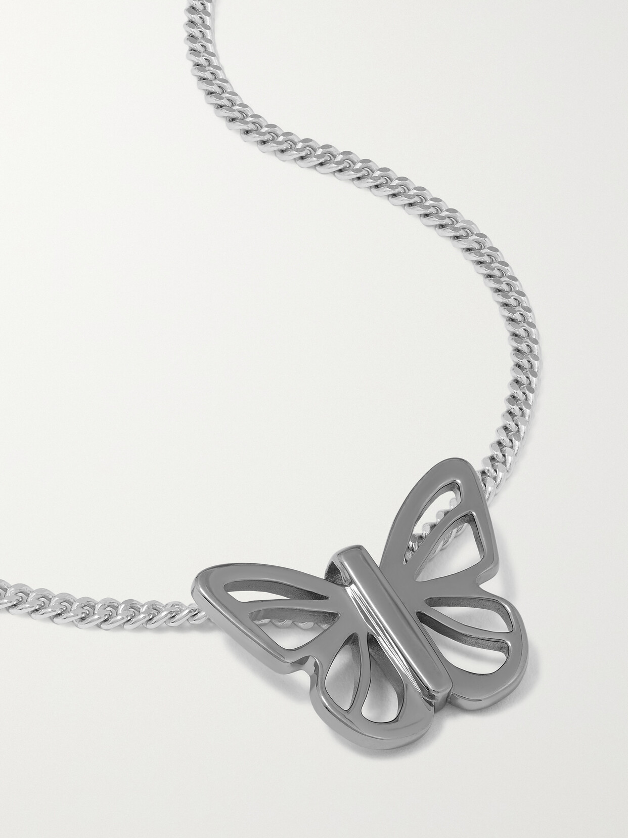 Eéra 18-karat White Gold Necklace In Silver