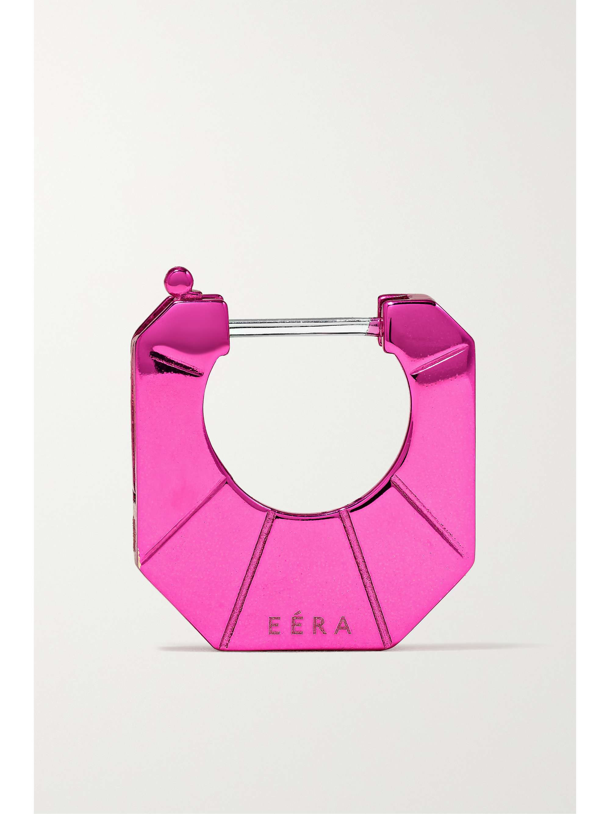 EÉRA White gold single hoop earring