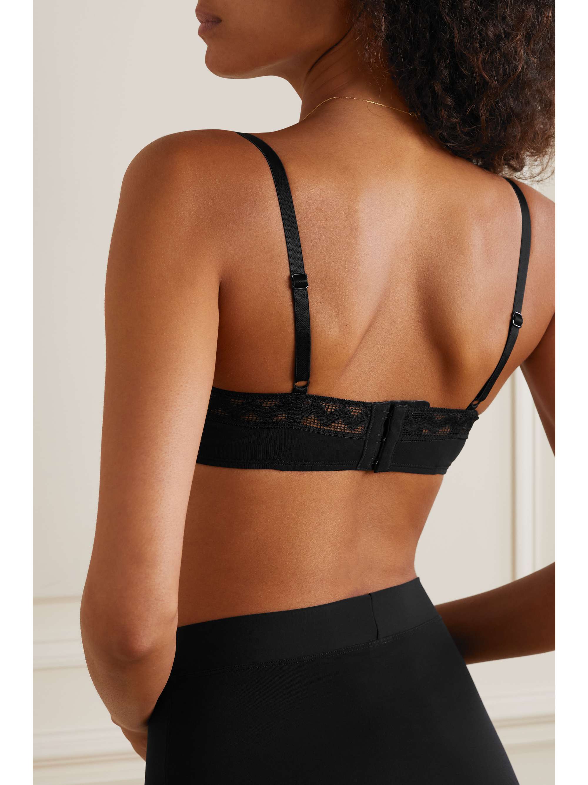 ERES Justine mesh-trimmed stretch-jersey underwired bra