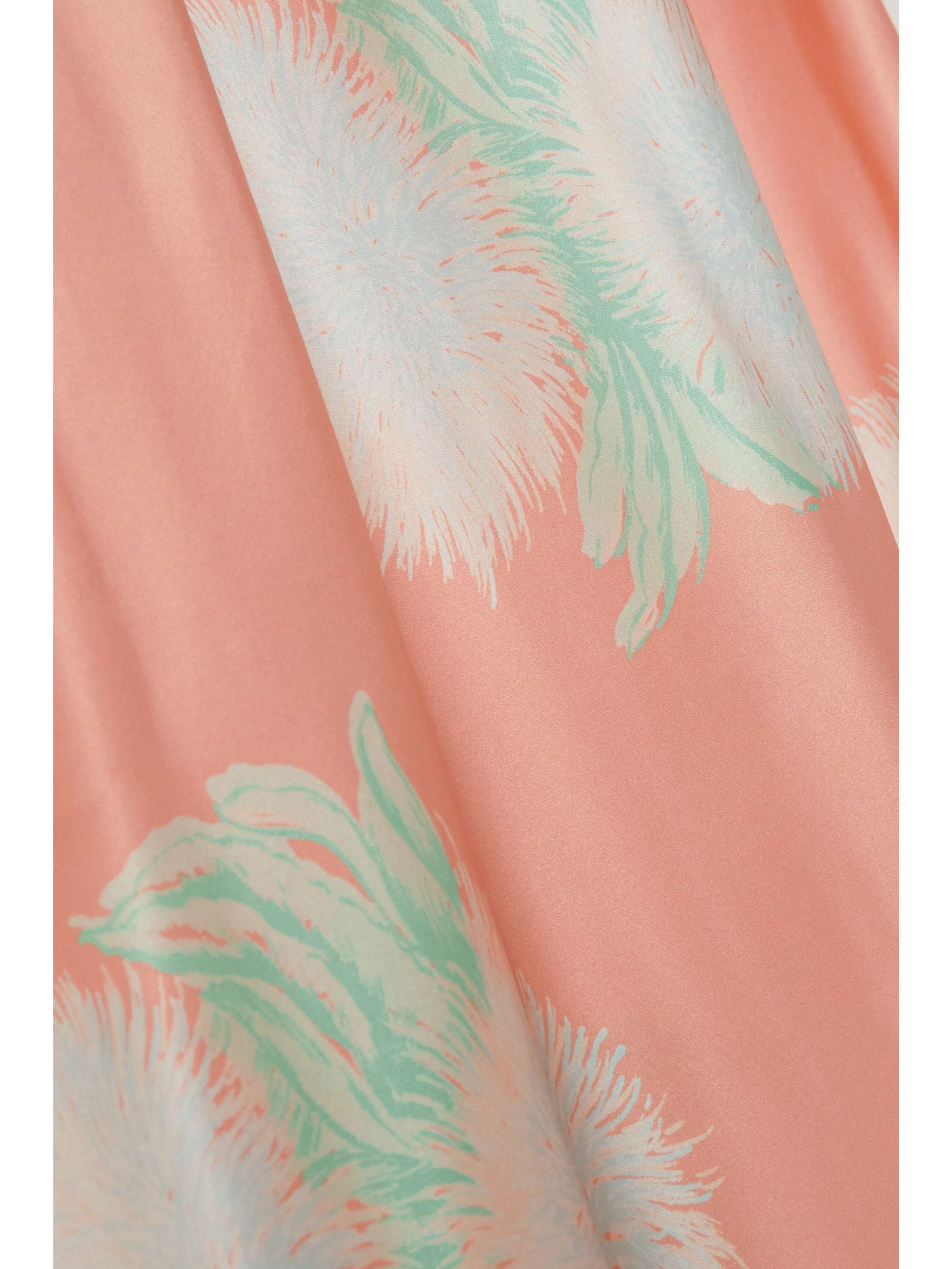 LORETTA CAPONI Gabrielle lace-paneled cotton-voile nightdress