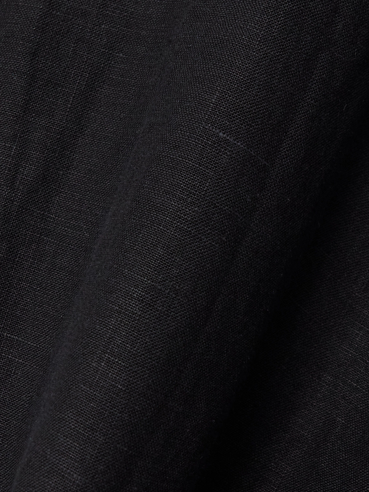 Deiji Studios The 03 Washed-linen Shirt And Shorts Set In Black