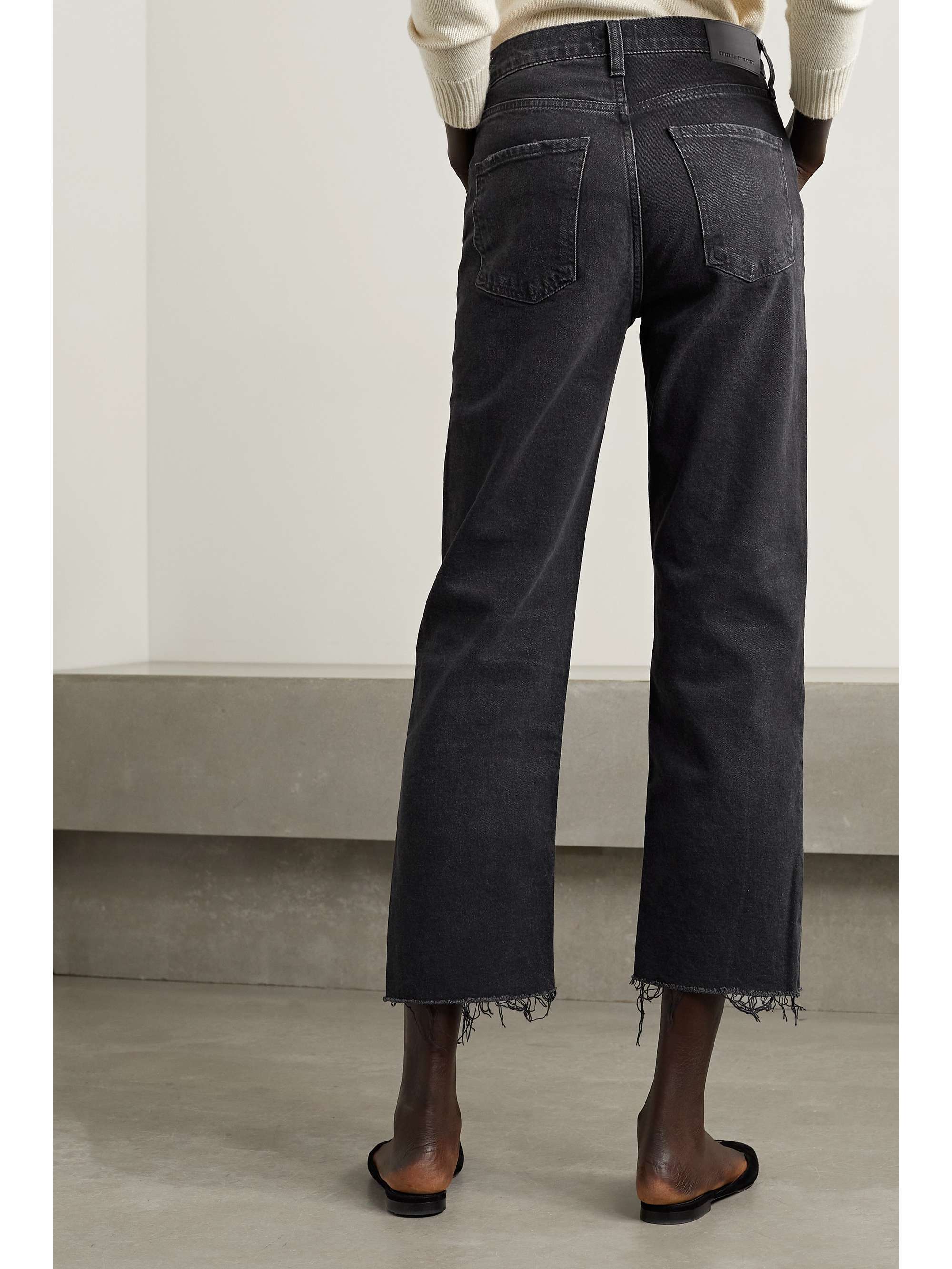 CITIZENS OF HUMANITY Jean droit taille haute effet vieilli Florence