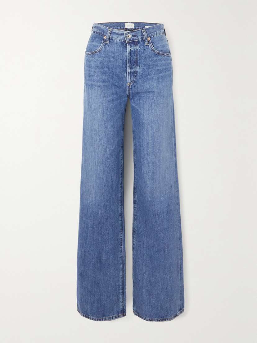 Citizens of Humanity Annina High-rise Wide-leg Organic Jeans"