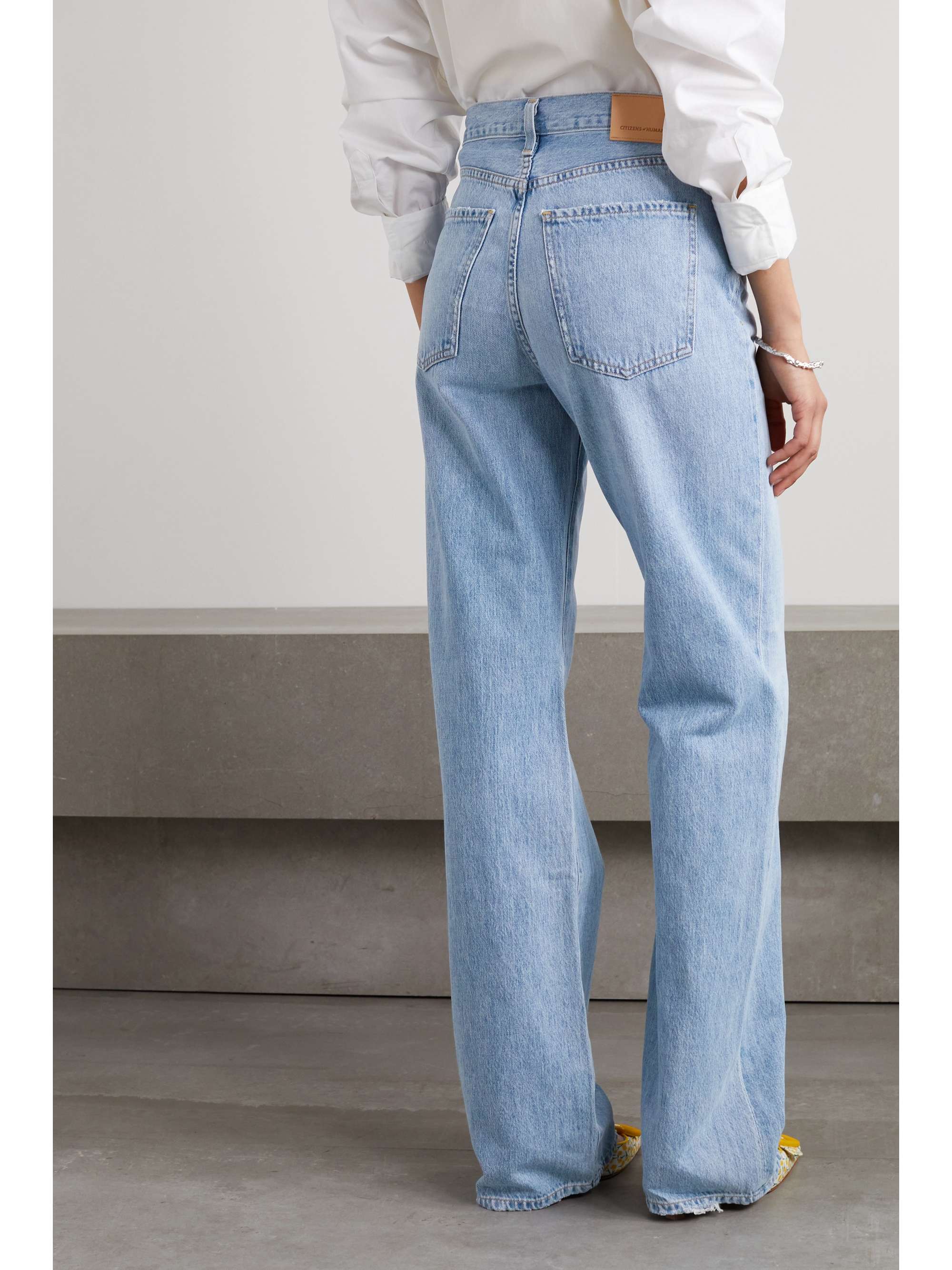 CITIZENS OF HUMANITY Annina high-rise wide-leg organic jeans