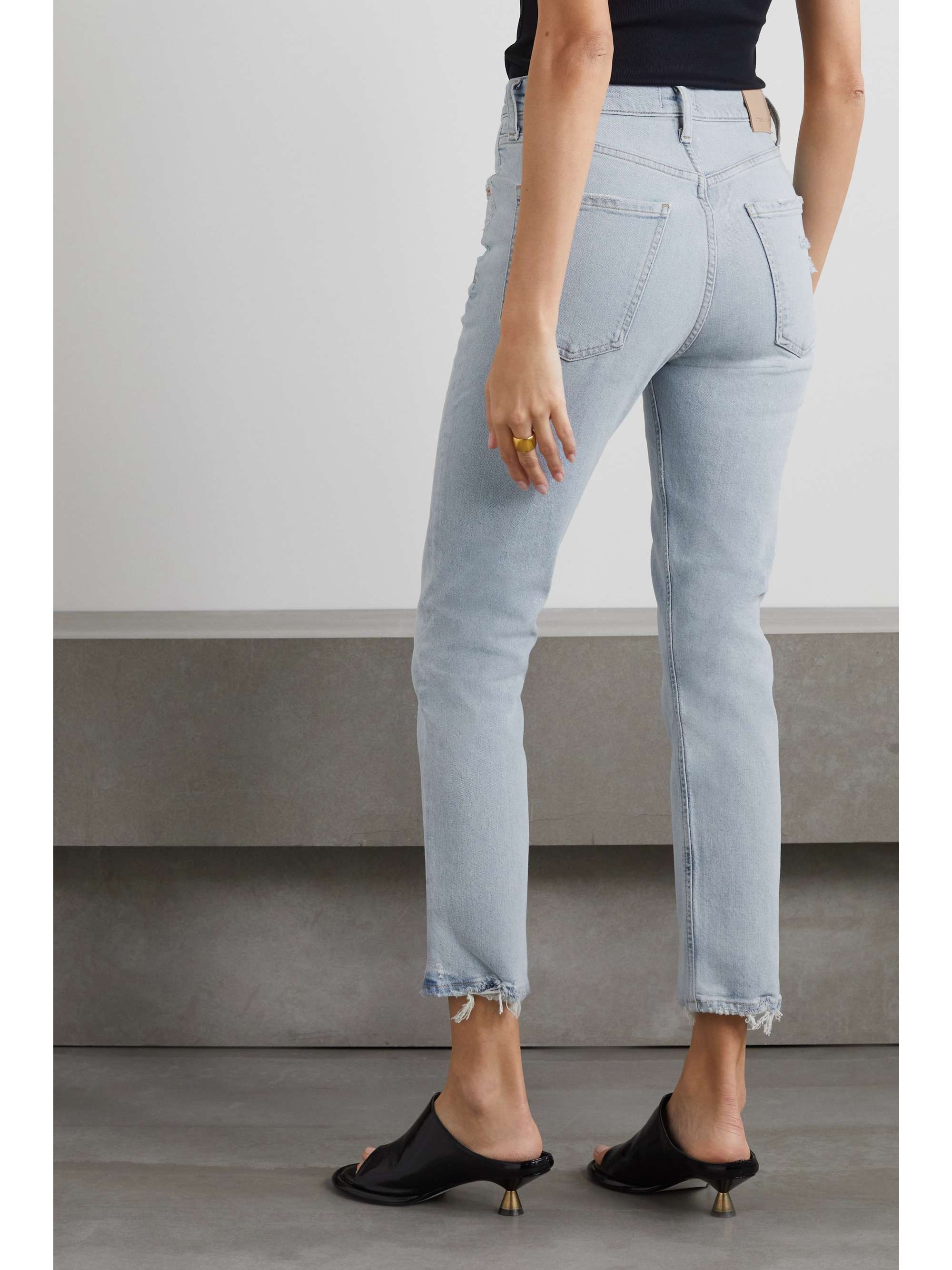CITIZENS OF HUMANITY Jolene high-rise straight-leg organic jeans