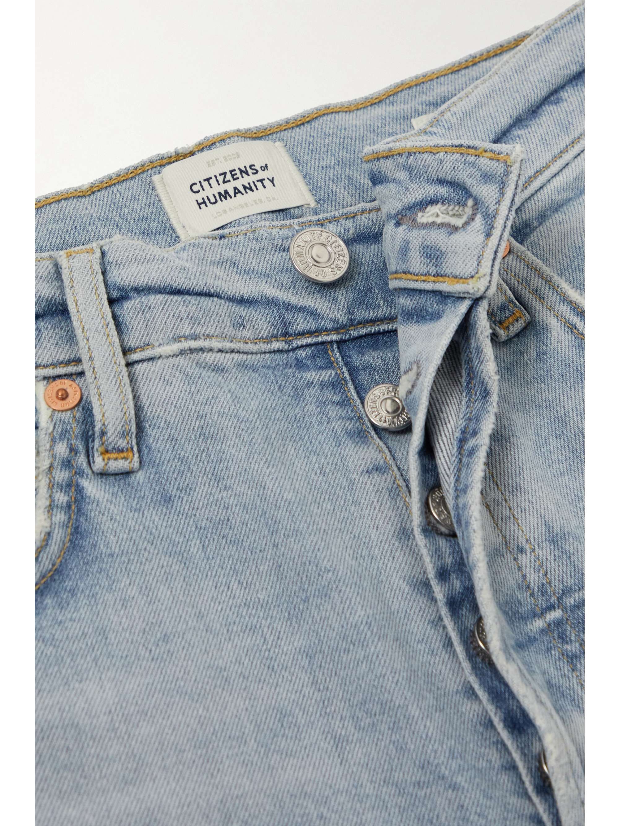 CITIZENS OF HUMANITY Jolene high-rise straight-leg organic jeans