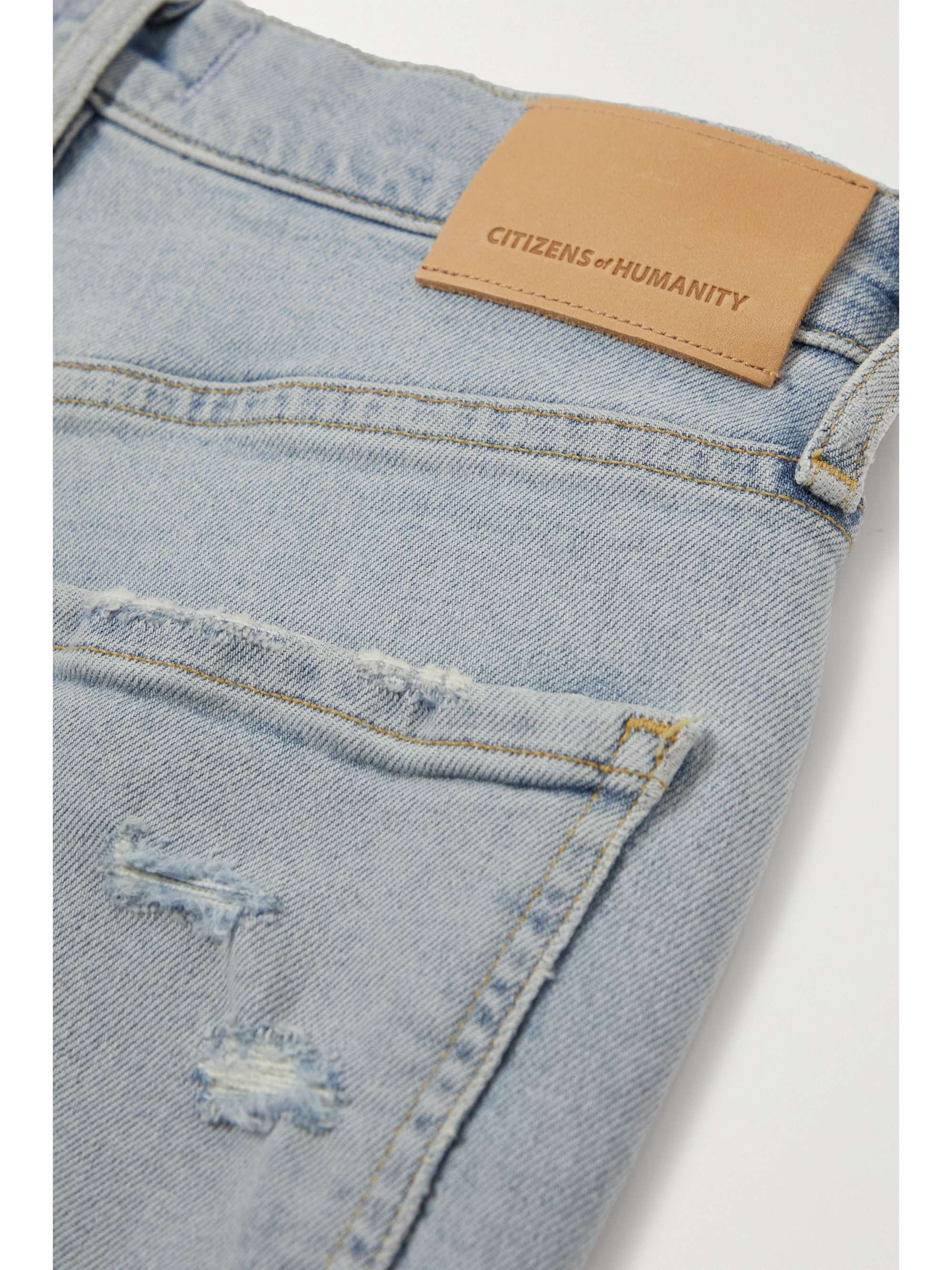 CITIZENS OF HUMANITY Jolene high-rise straight-leg organic jeans