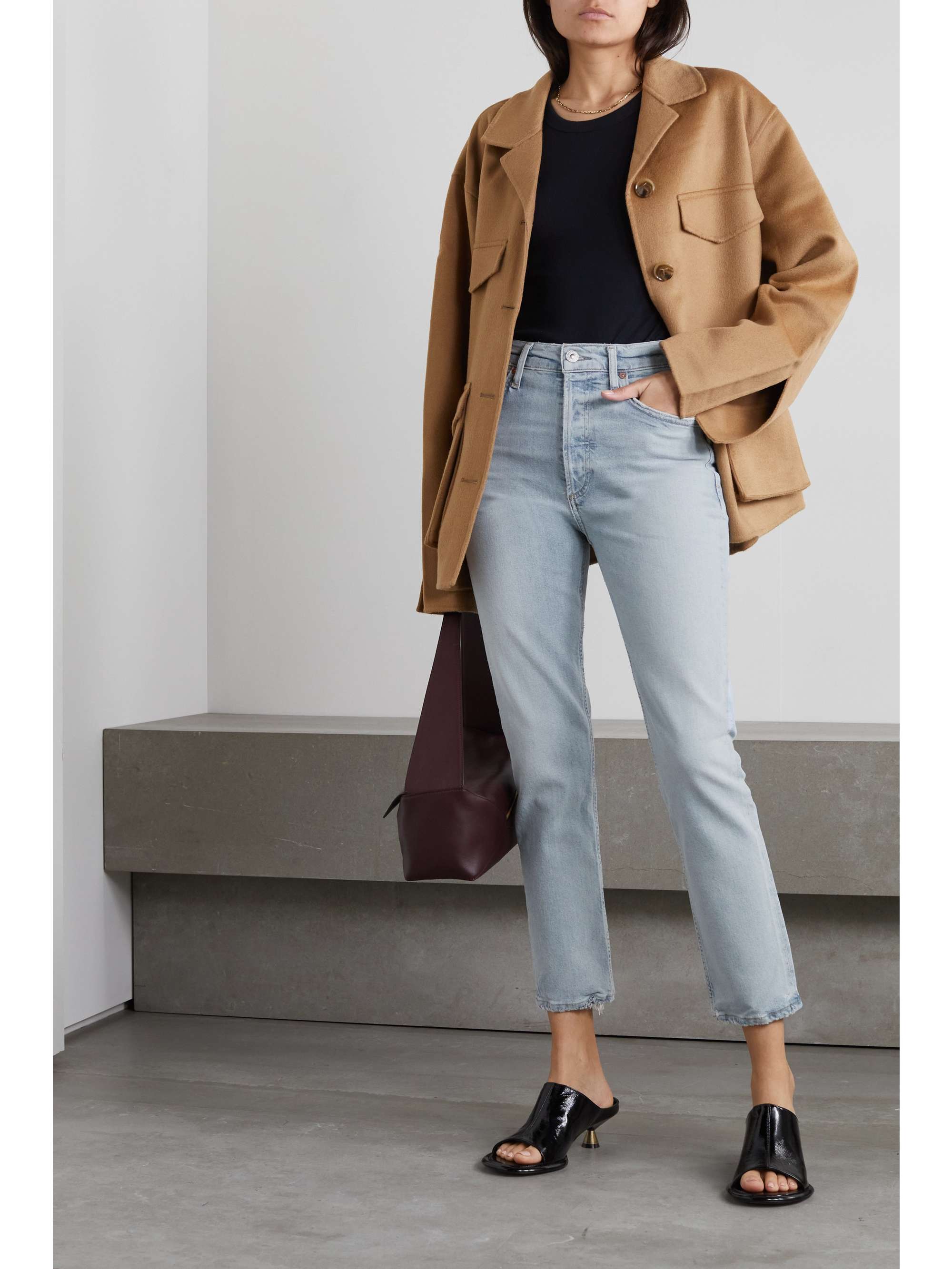 CITIZENS OF HUMANITY Jolene high-rise straight-leg organic jeans