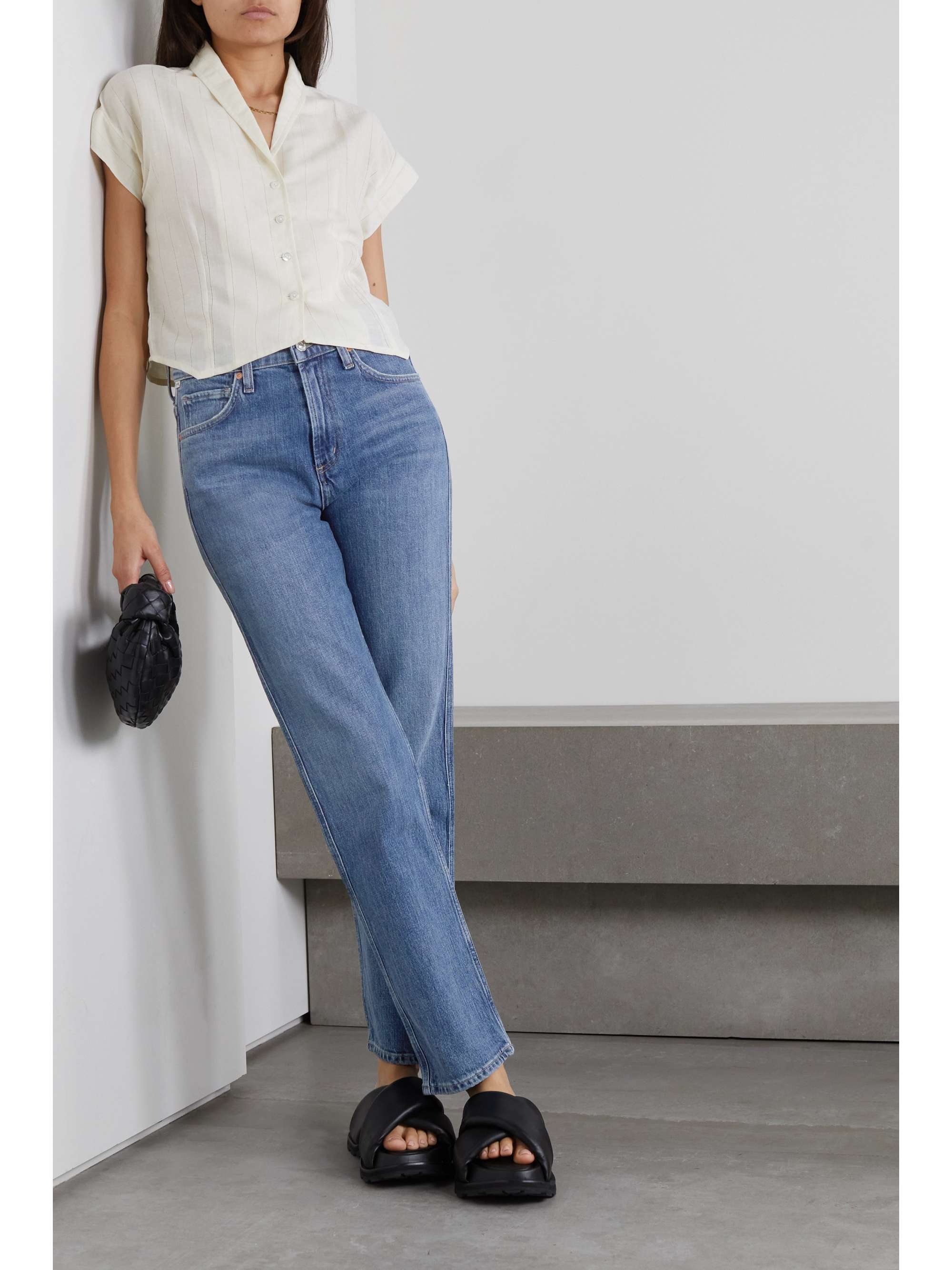 Daphne high-rise straight-leg jeans