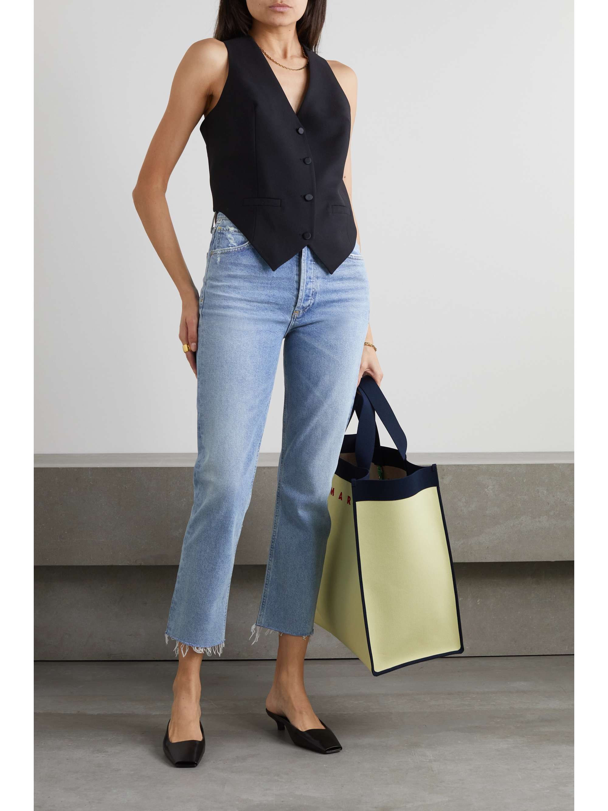 Citizens of Humanity Charlotte Crop High Rise Straight Jeans