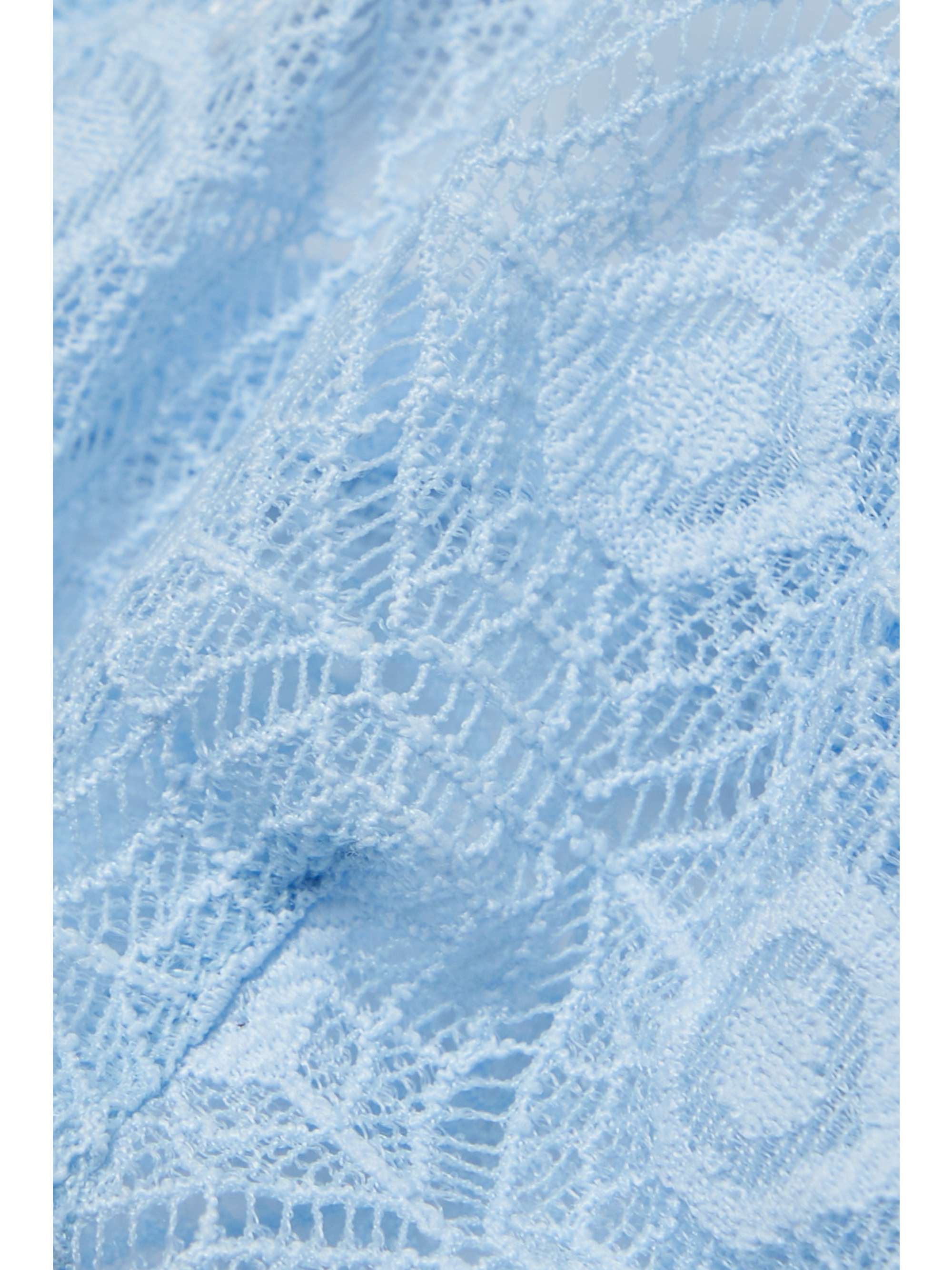 ELSE Cobweb stretch-lace soft-cup underwired bra