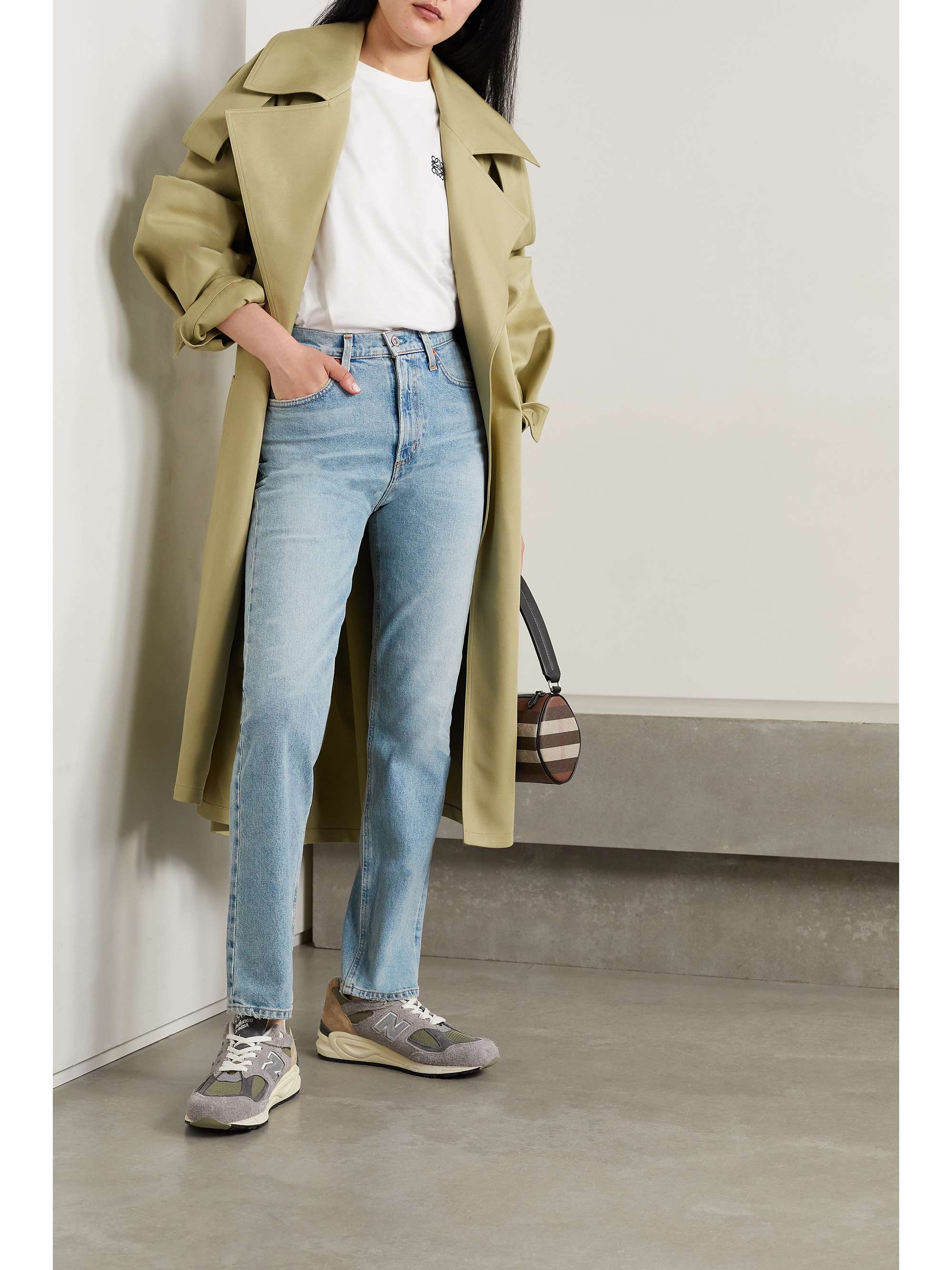 Light denim Daphne high-rise straight 