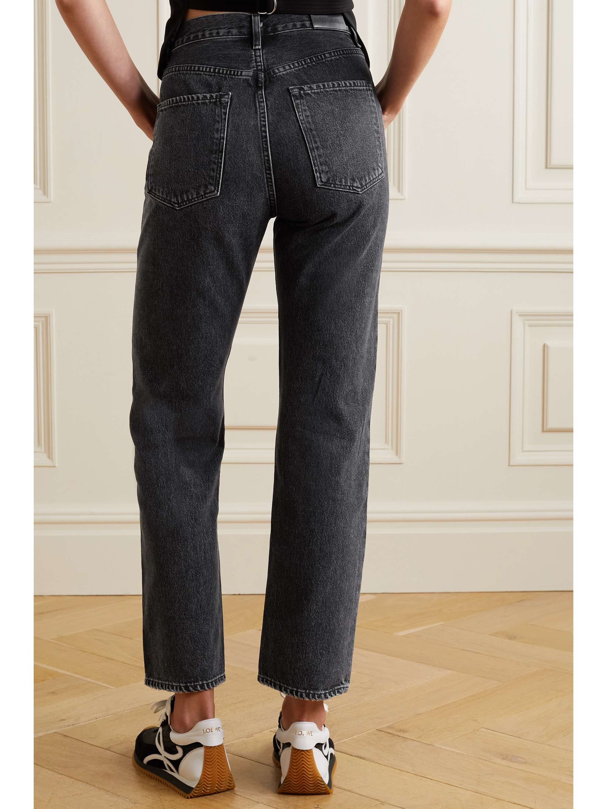 GOLDSIGN Jean en coton biologique droit taille haute The Myra