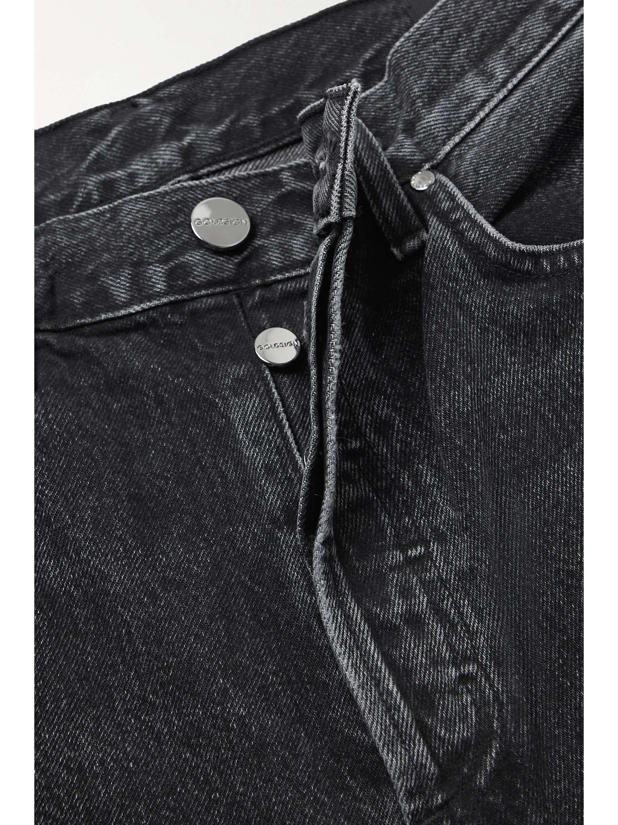 GOLDSIGN Jean en coton biologique droit taille haute The Myra