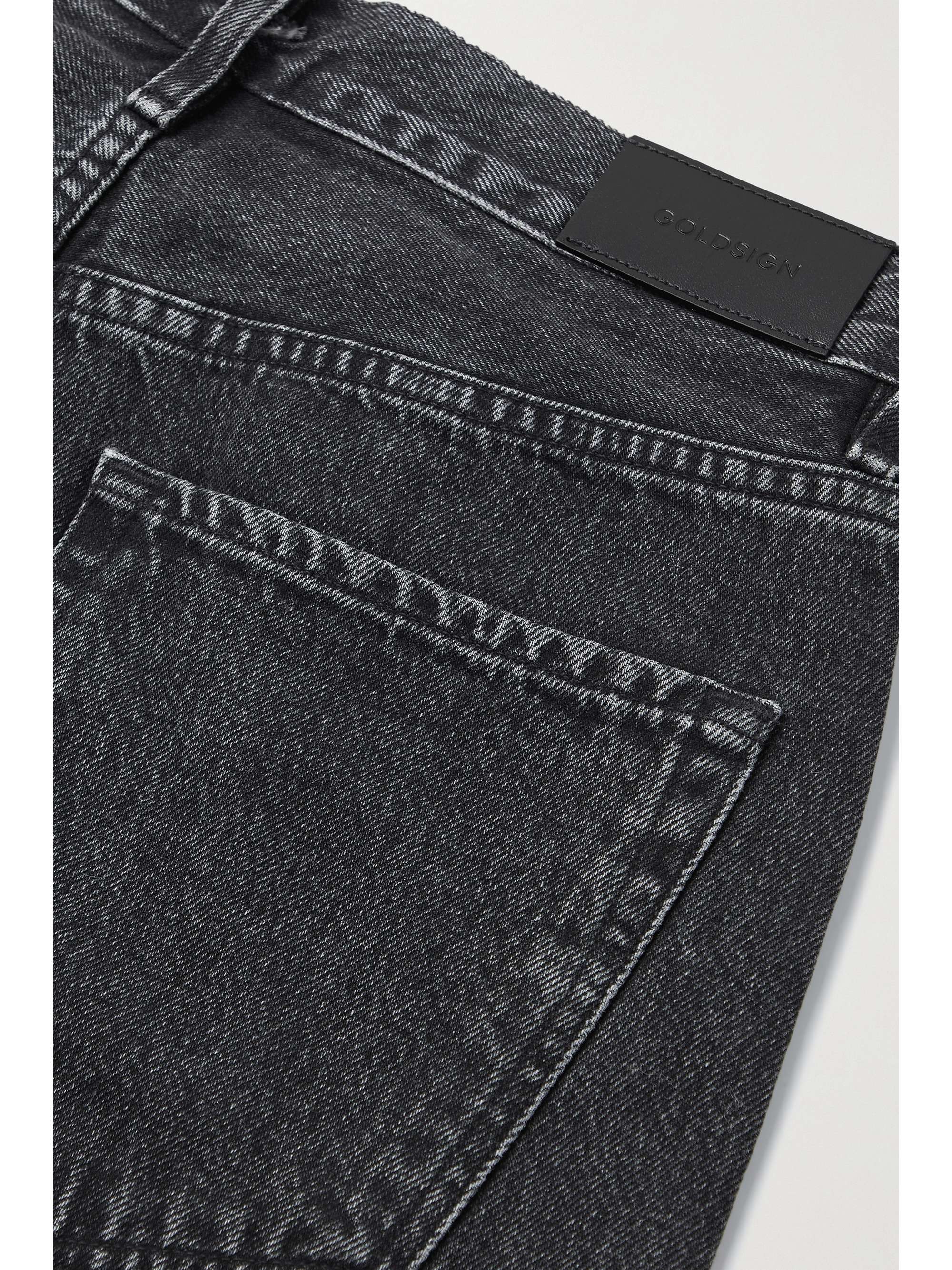 GOLDSIGN Jean en coton biologique droit taille haute The Myra
