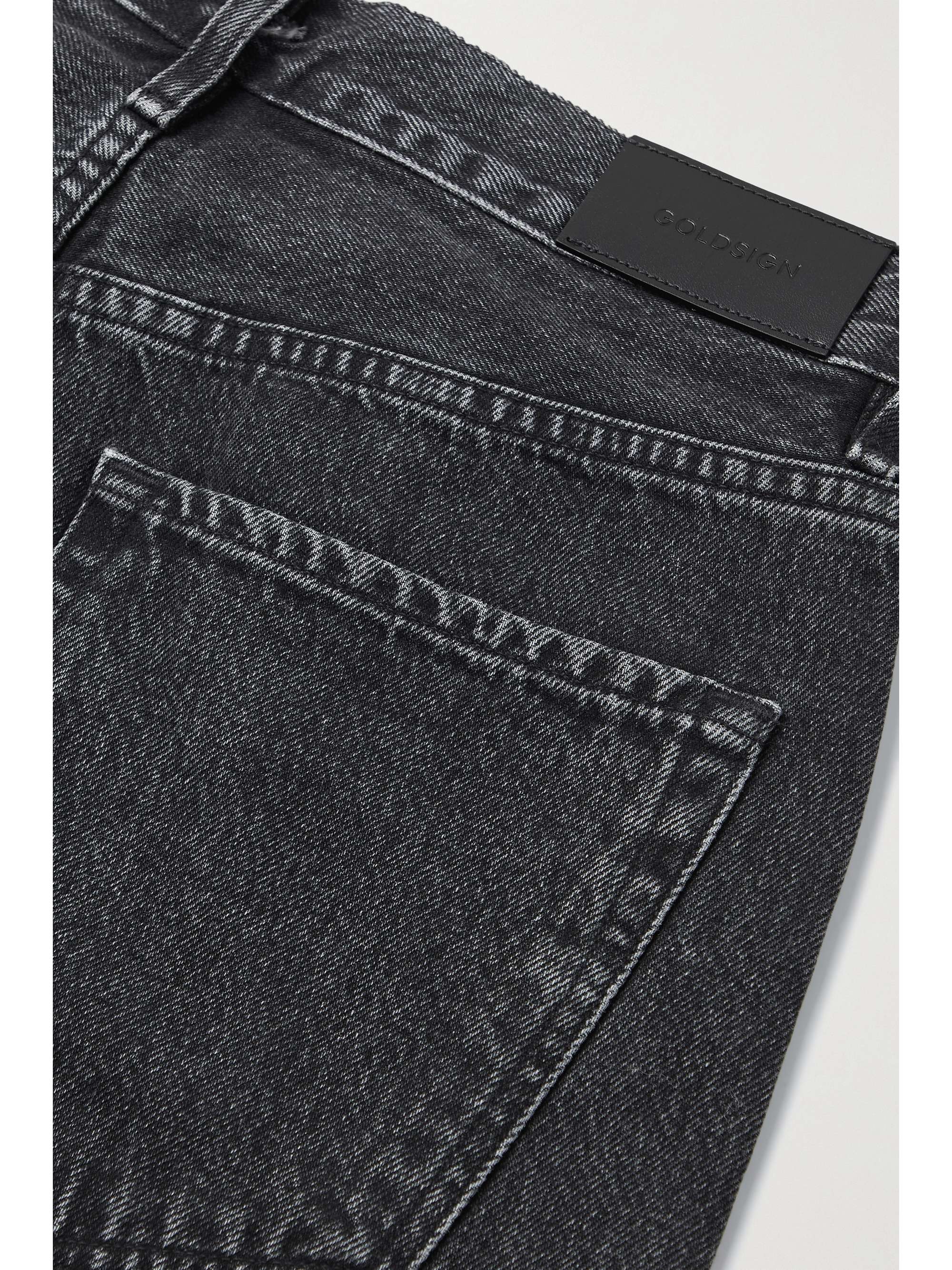 GOLDSIGN + NET SUSTAIN The Myra high-rise straight-leg organic jeans ...