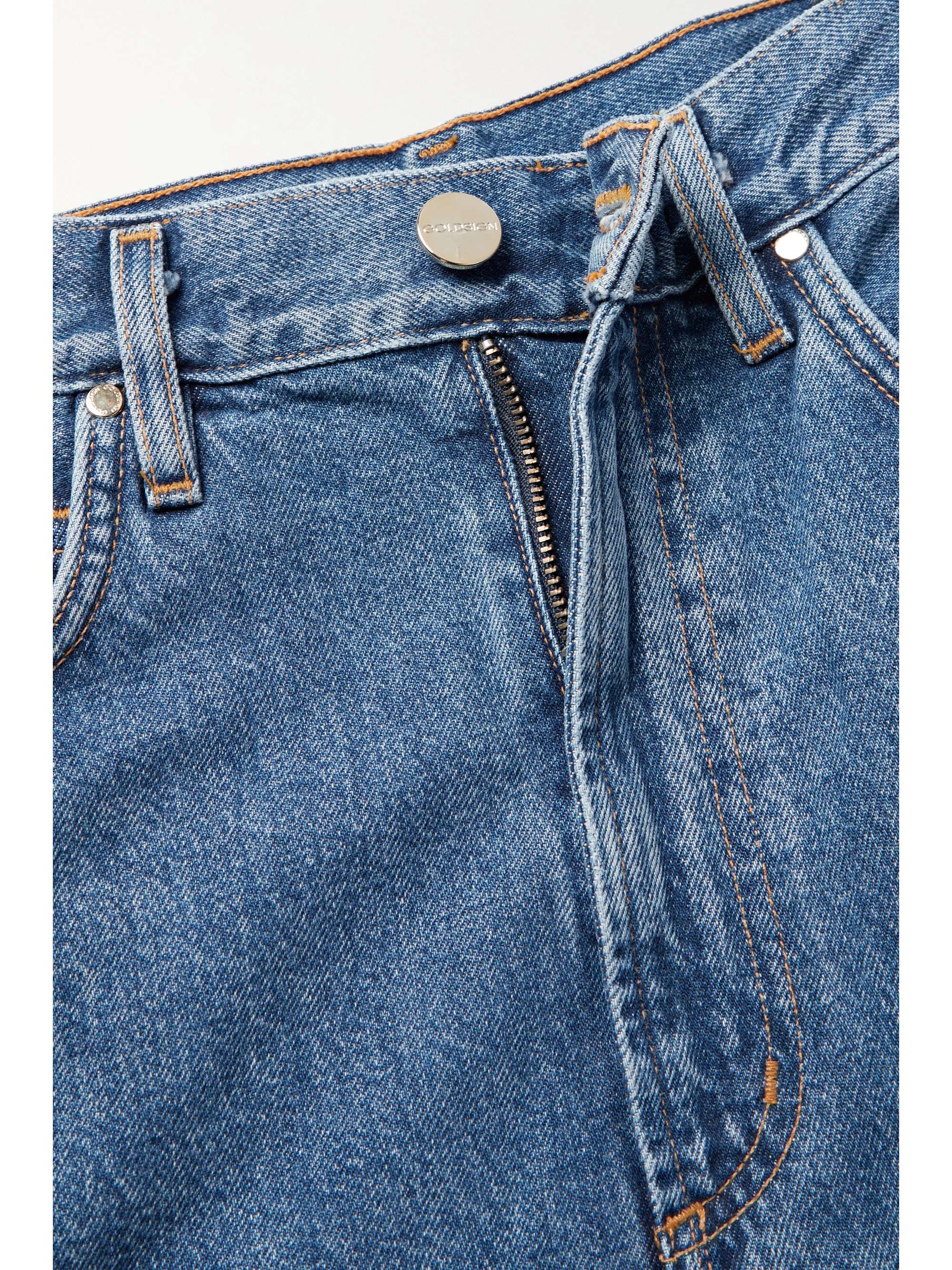 GOLDSIGN + NET SUSTAIN The Gaucho organic high-rise wide-leg jeans