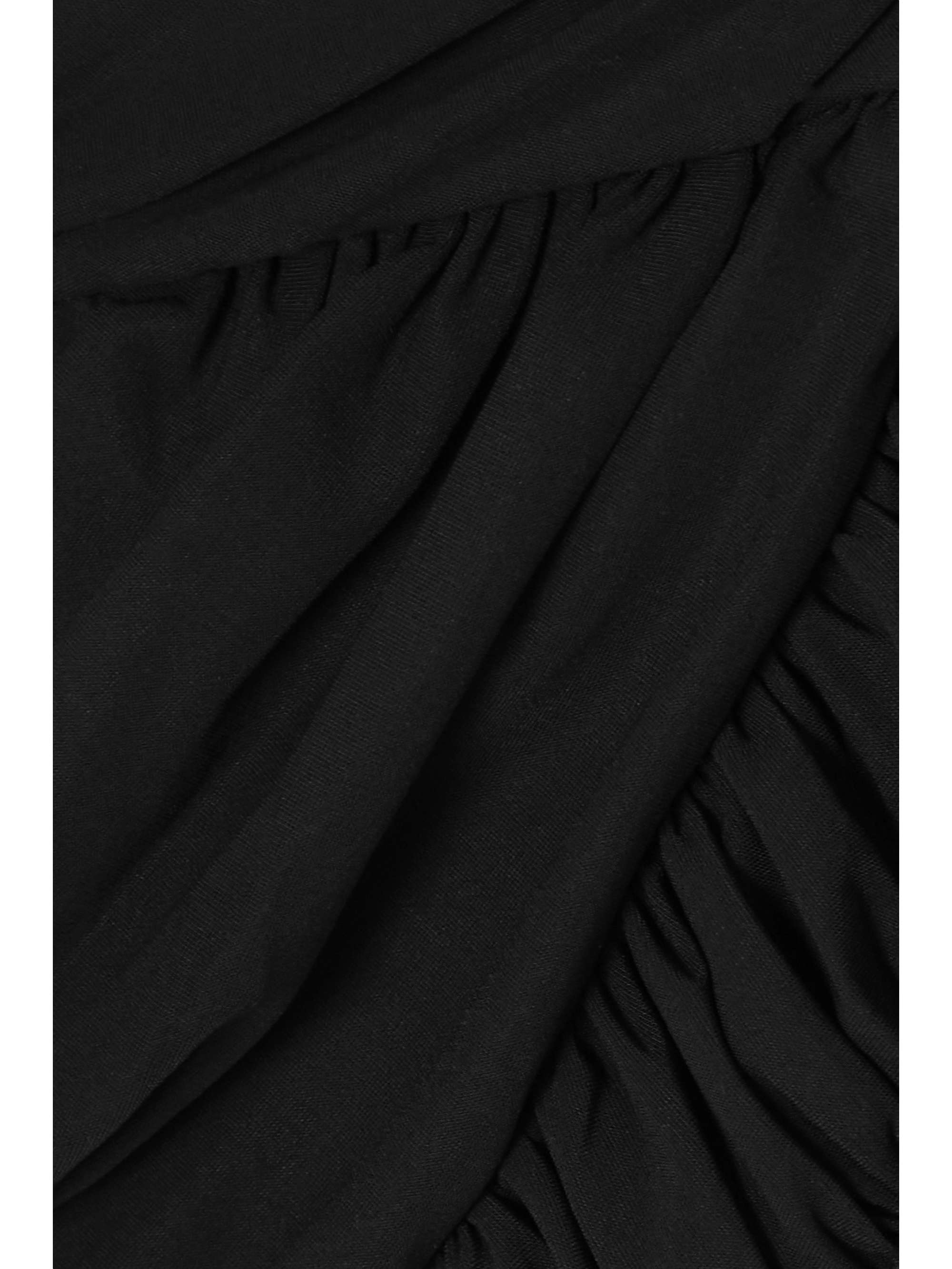 GOLDSIGN Seawall strapless gathered stretch-jersey top
