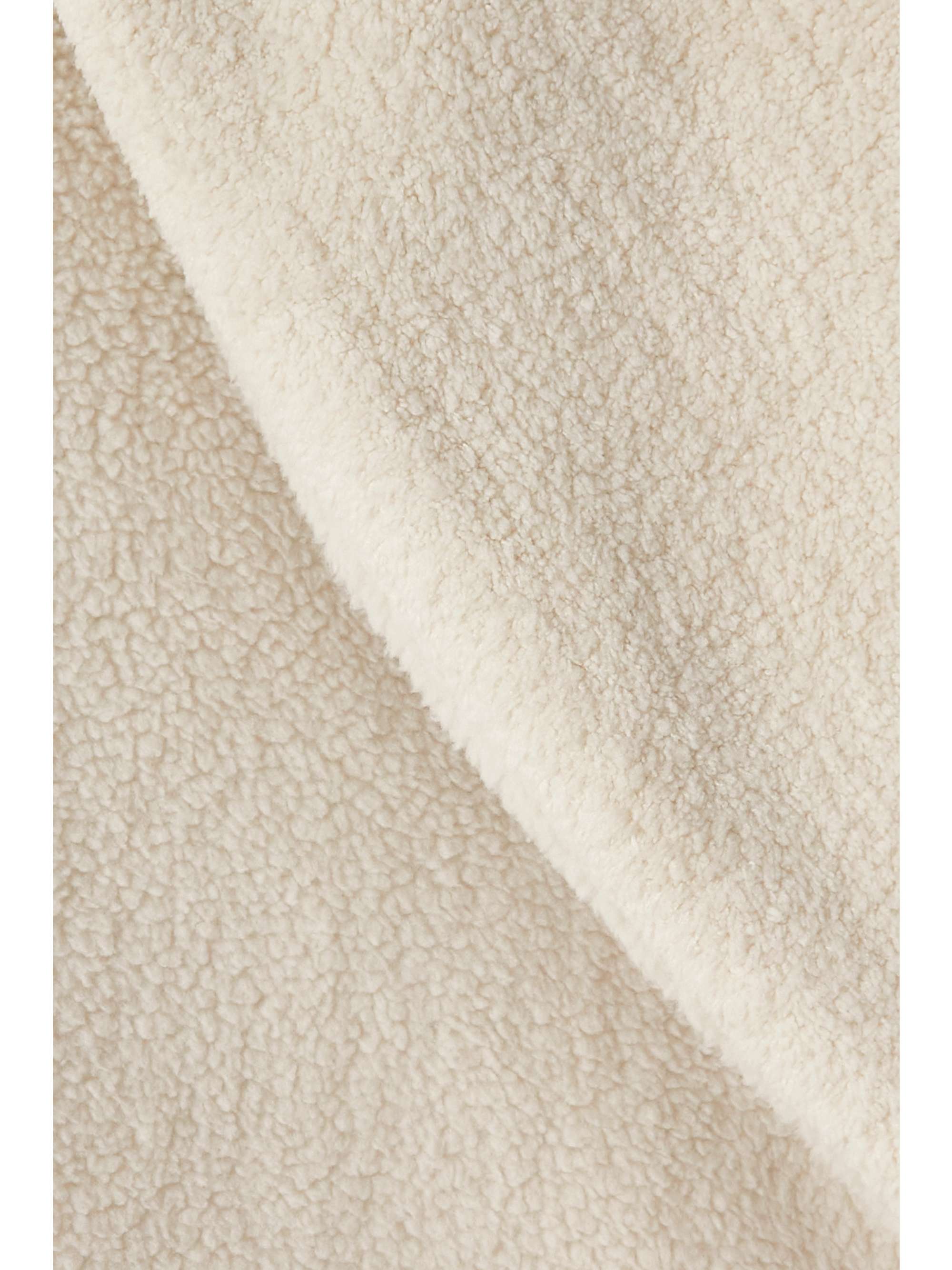 SKIN + NET SUSTAIN Vivienne belted recycled-fleece robe