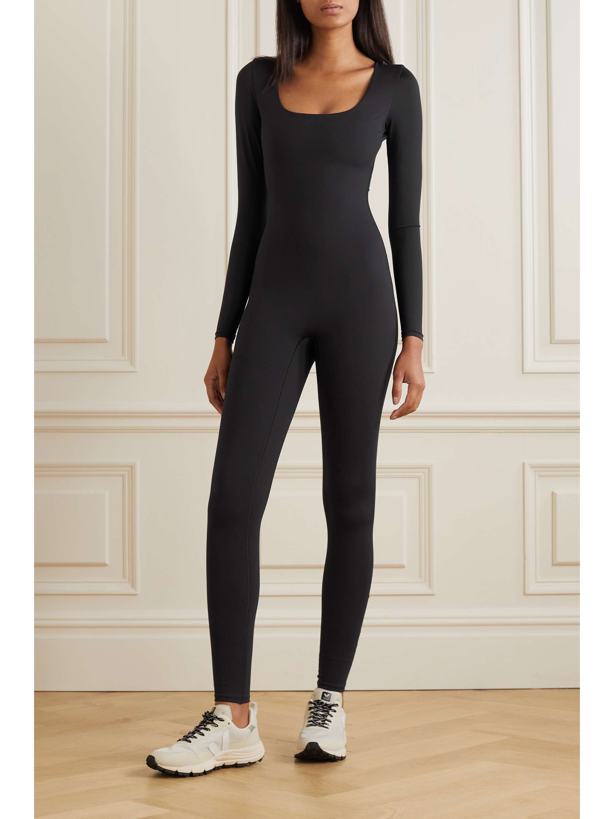 SKIMS All-In-One scoop neck stretch-jersey jumpsuit